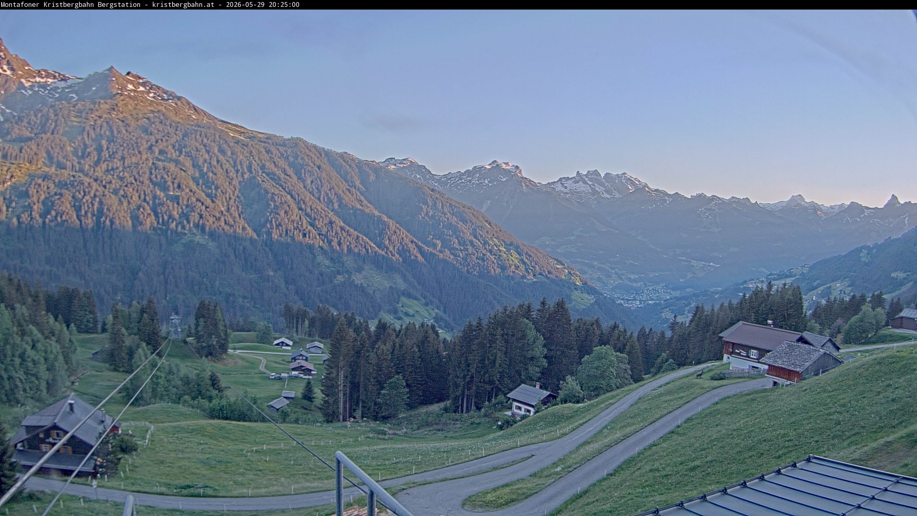 Archiv Foto Webcam Bergstation Montafoner Kristbergbahn, Vorarlberg