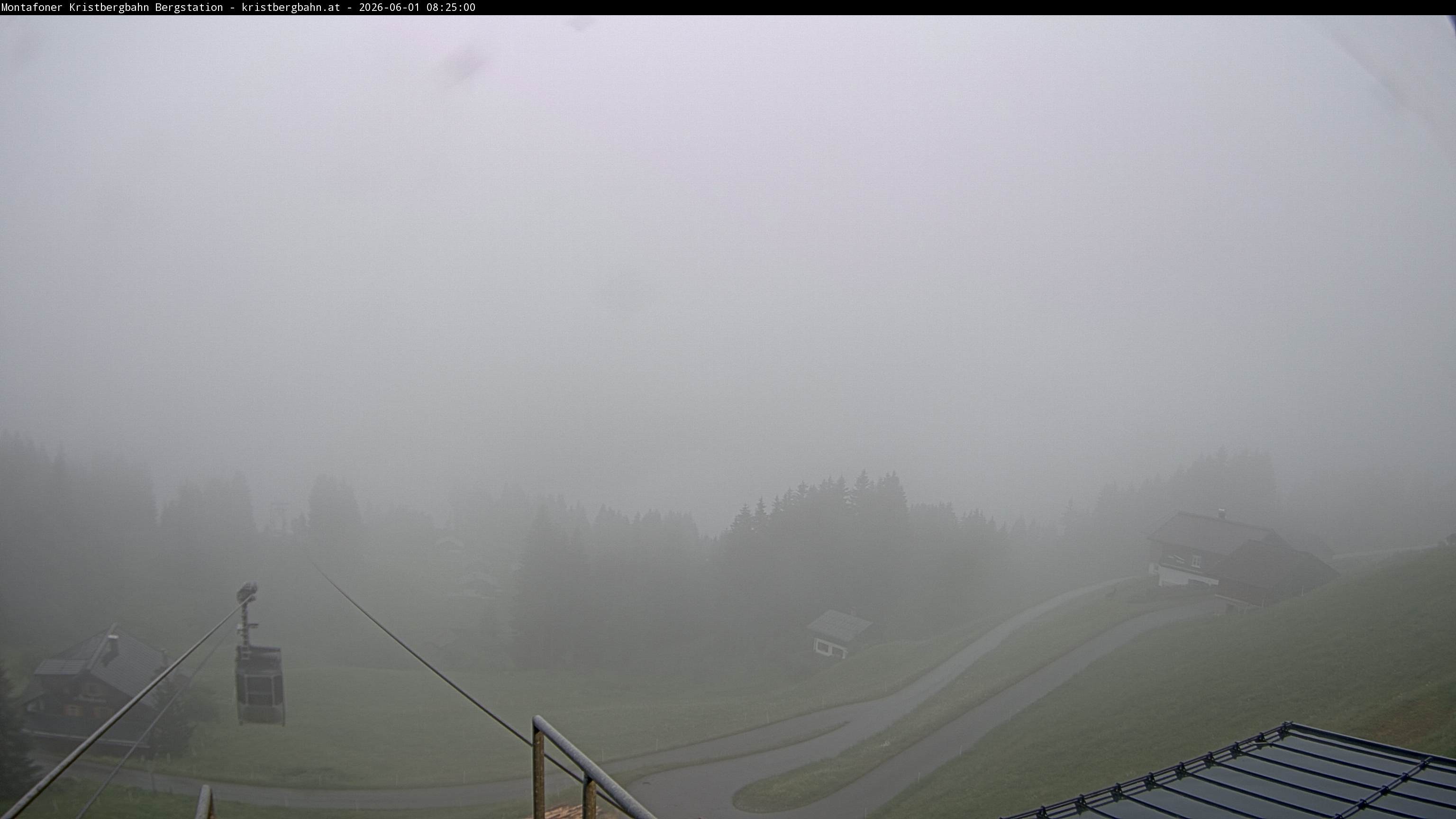 Archiv Foto Webcam Bergstation Montafoner Kristbergbahn, Vorarlberg
