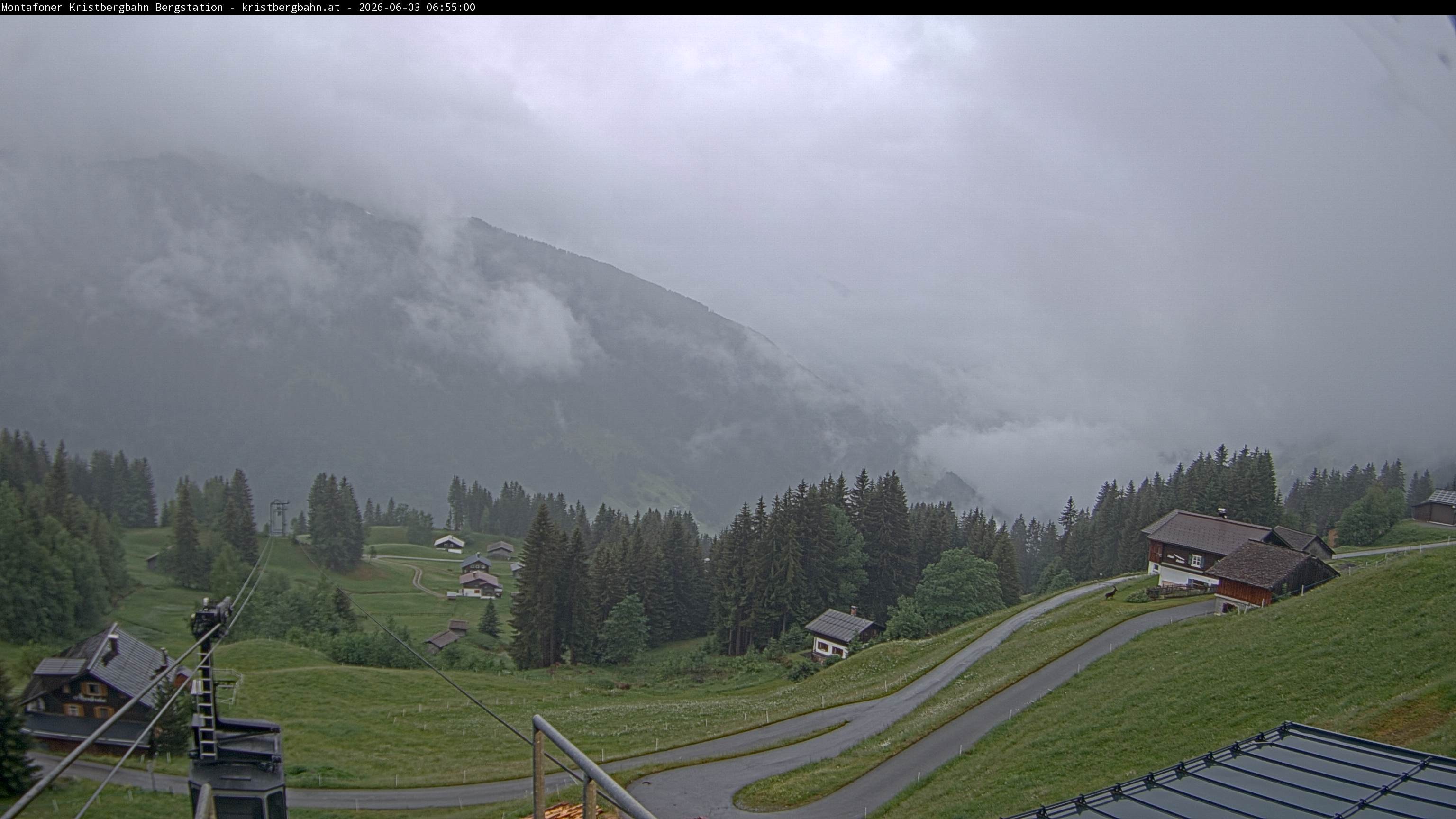 Archived image Webcam Top station Montafoner Kristbergbahn, Vorarlberg