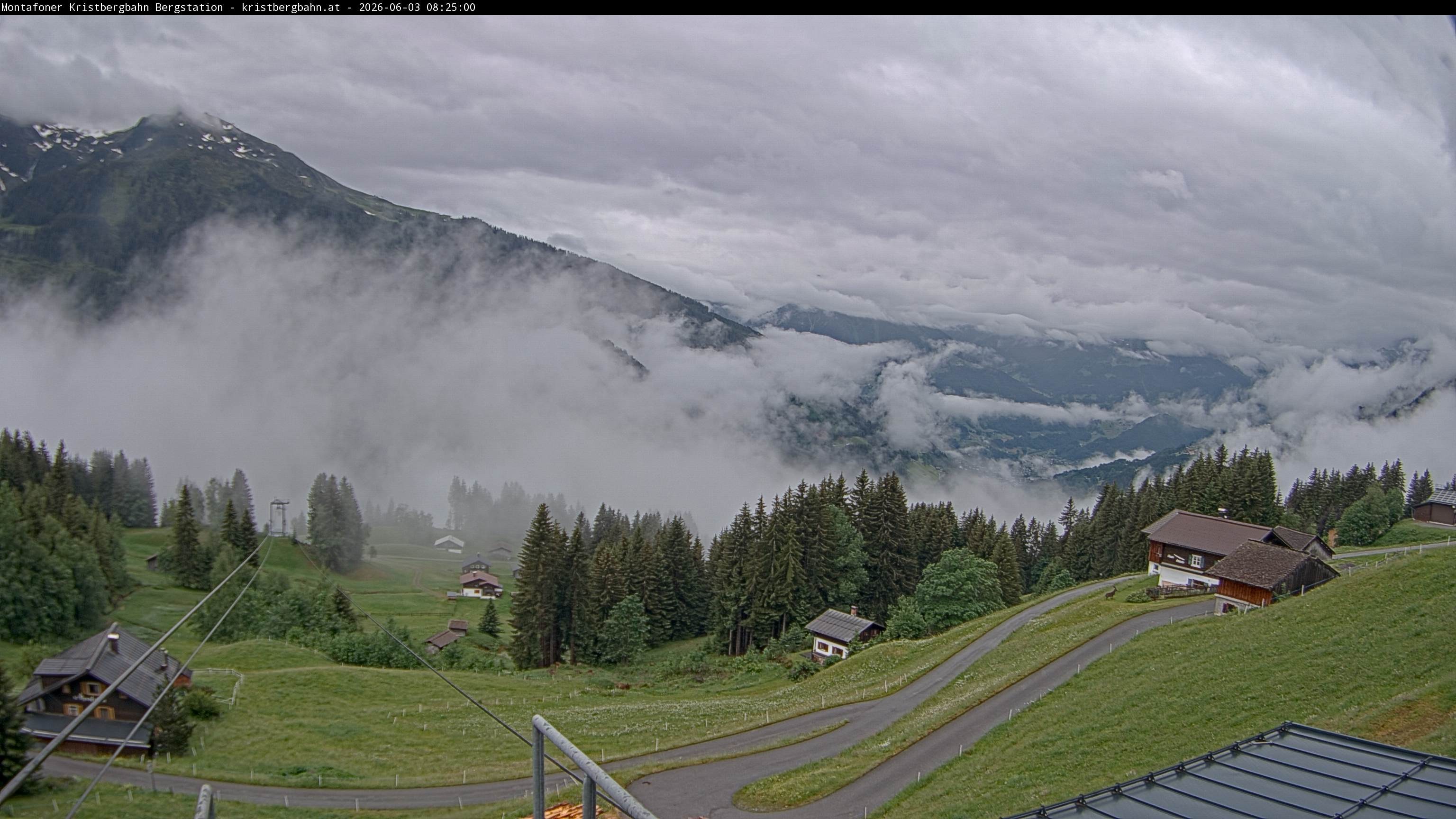 Archived image Webcam Top station Montafoner Kristbergbahn, Vorarlberg