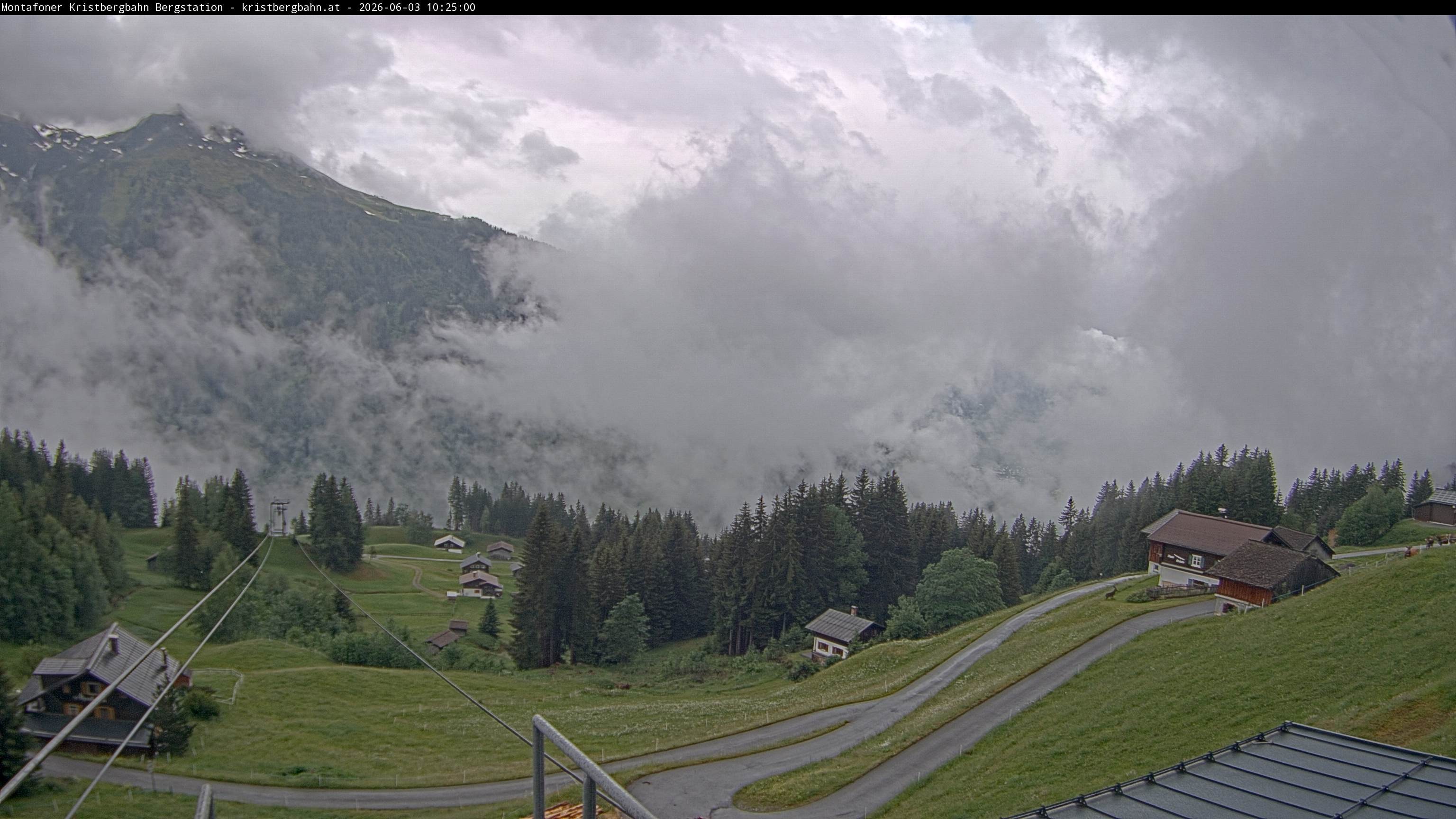 Archived image Webcam Top station Montafoner Kristbergbahn, Vorarlberg