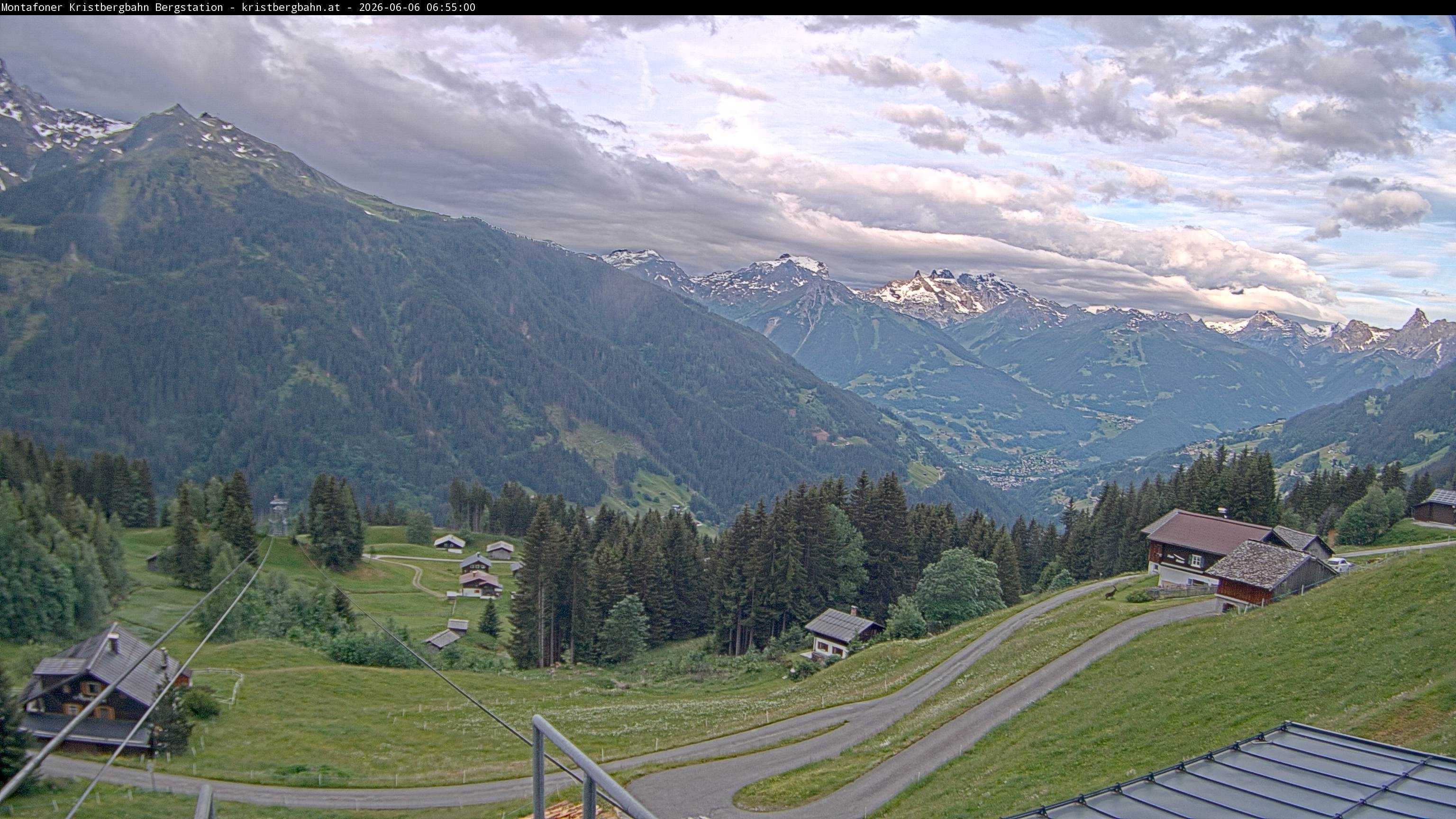 Archiv Foto Webcam Bergstation Montafoner Kristbergbahn, Vorarlberg