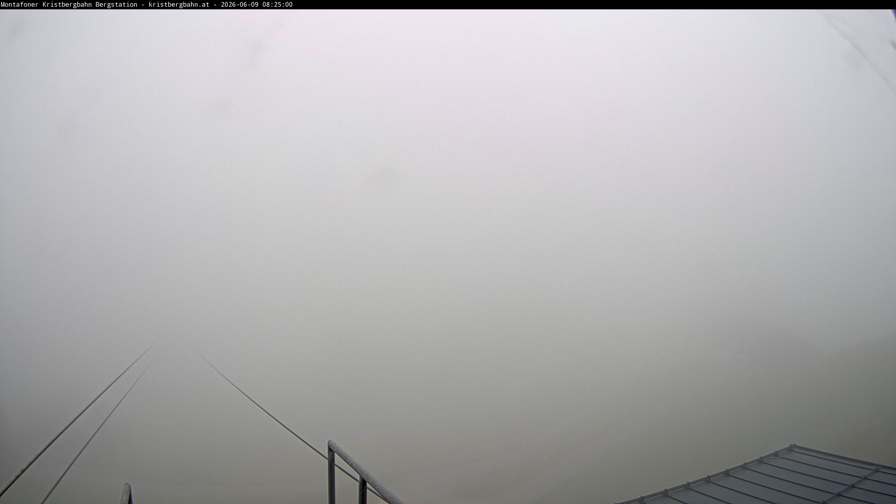 Archiv Foto Webcam Bergstation Montafoner Kristbergbahn, Vorarlberg