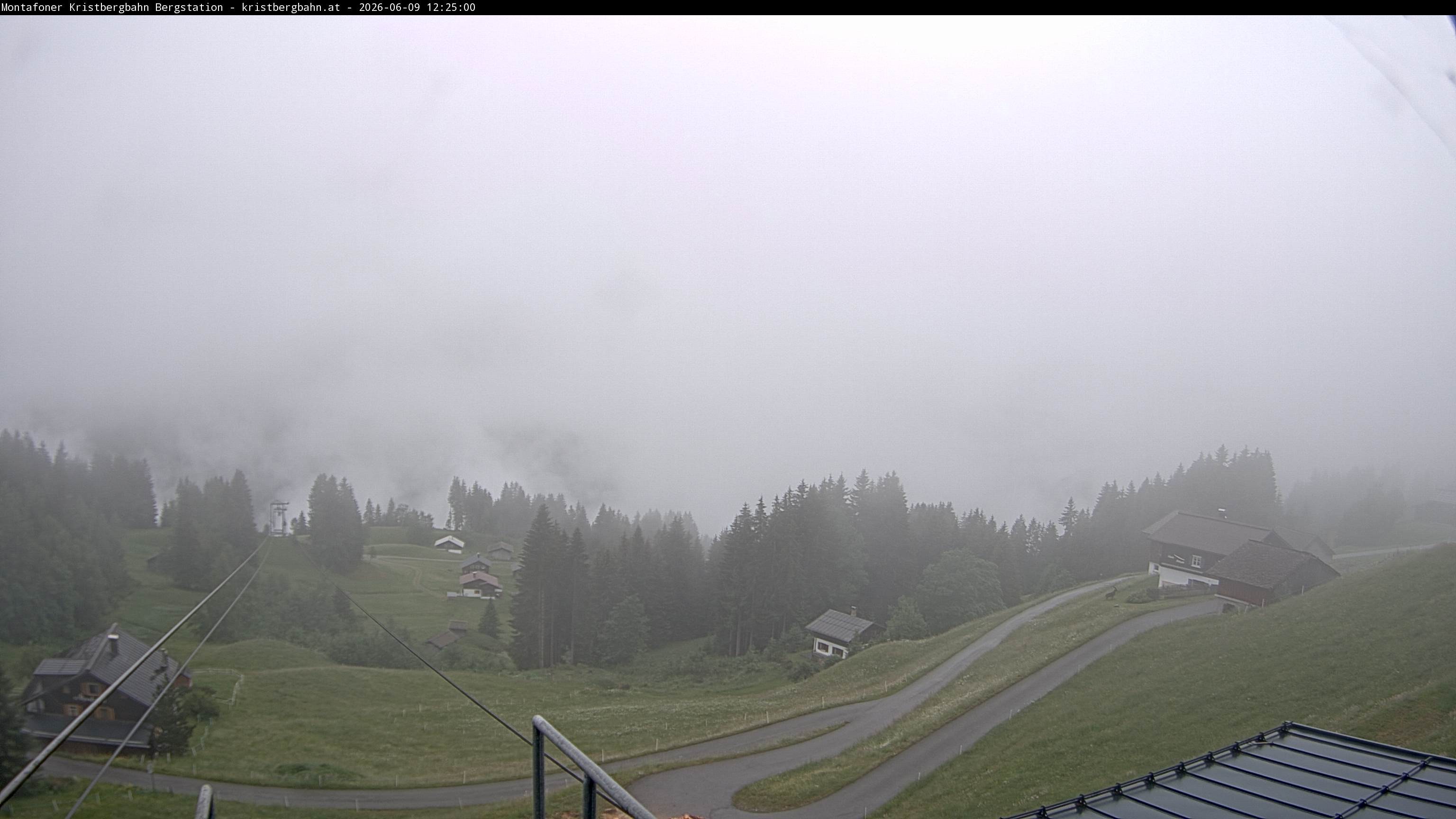 Archiv Foto Webcam Bergstation Montafoner Kristbergbahn, Vorarlberg