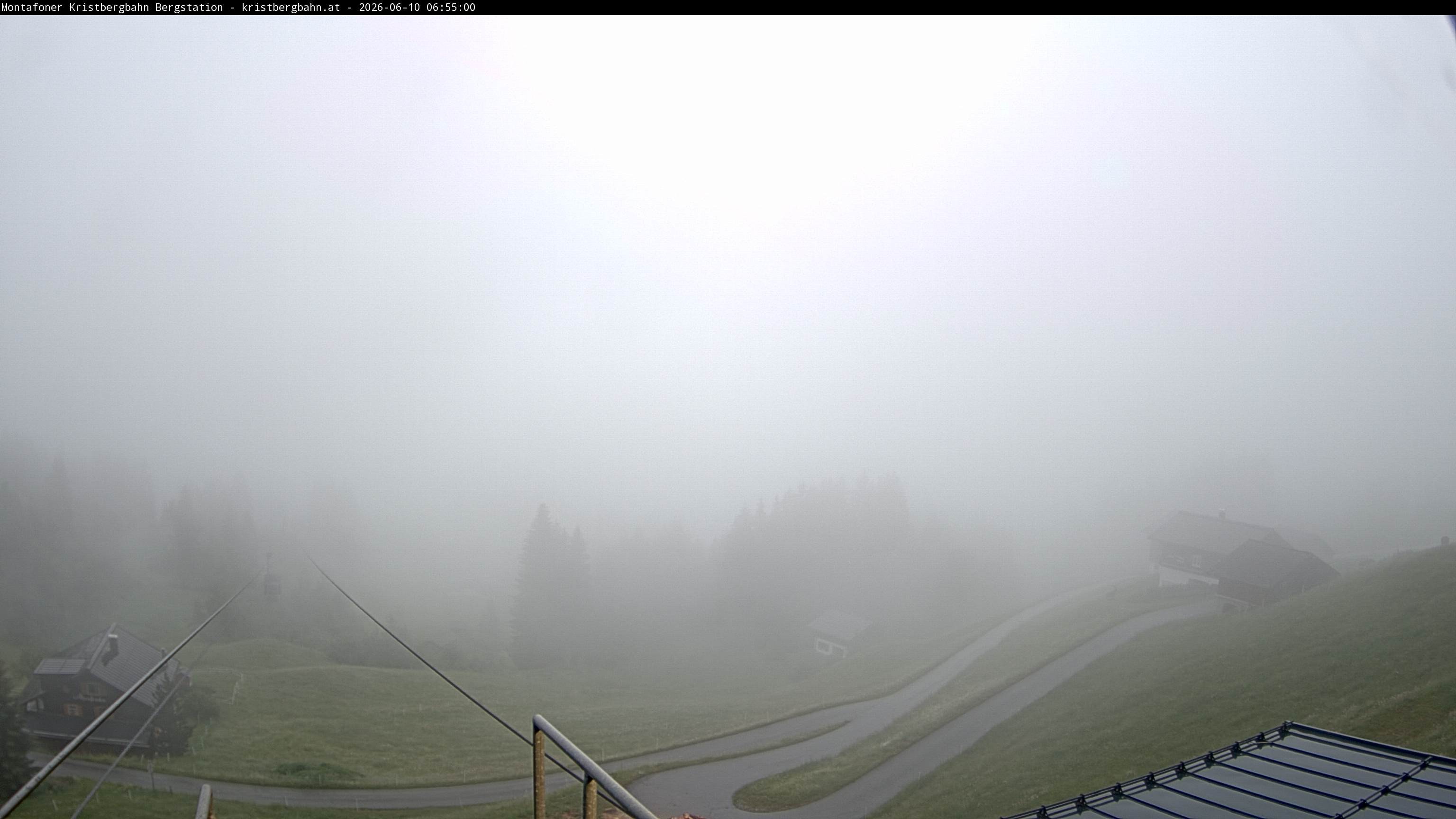 Archiv Foto Webcam Bergstation Montafoner Kristbergbahn, Vorarlberg