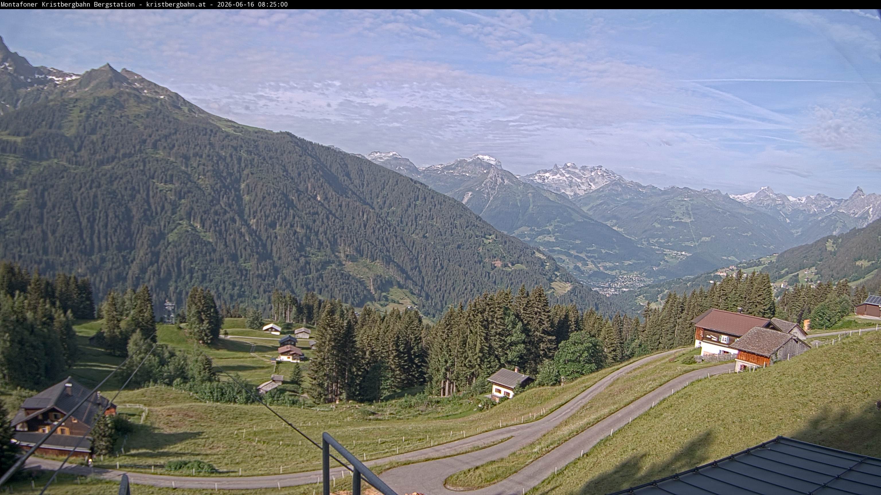 Archived image Webcam Top station Montafoner Kristbergbahn, Vorarlberg