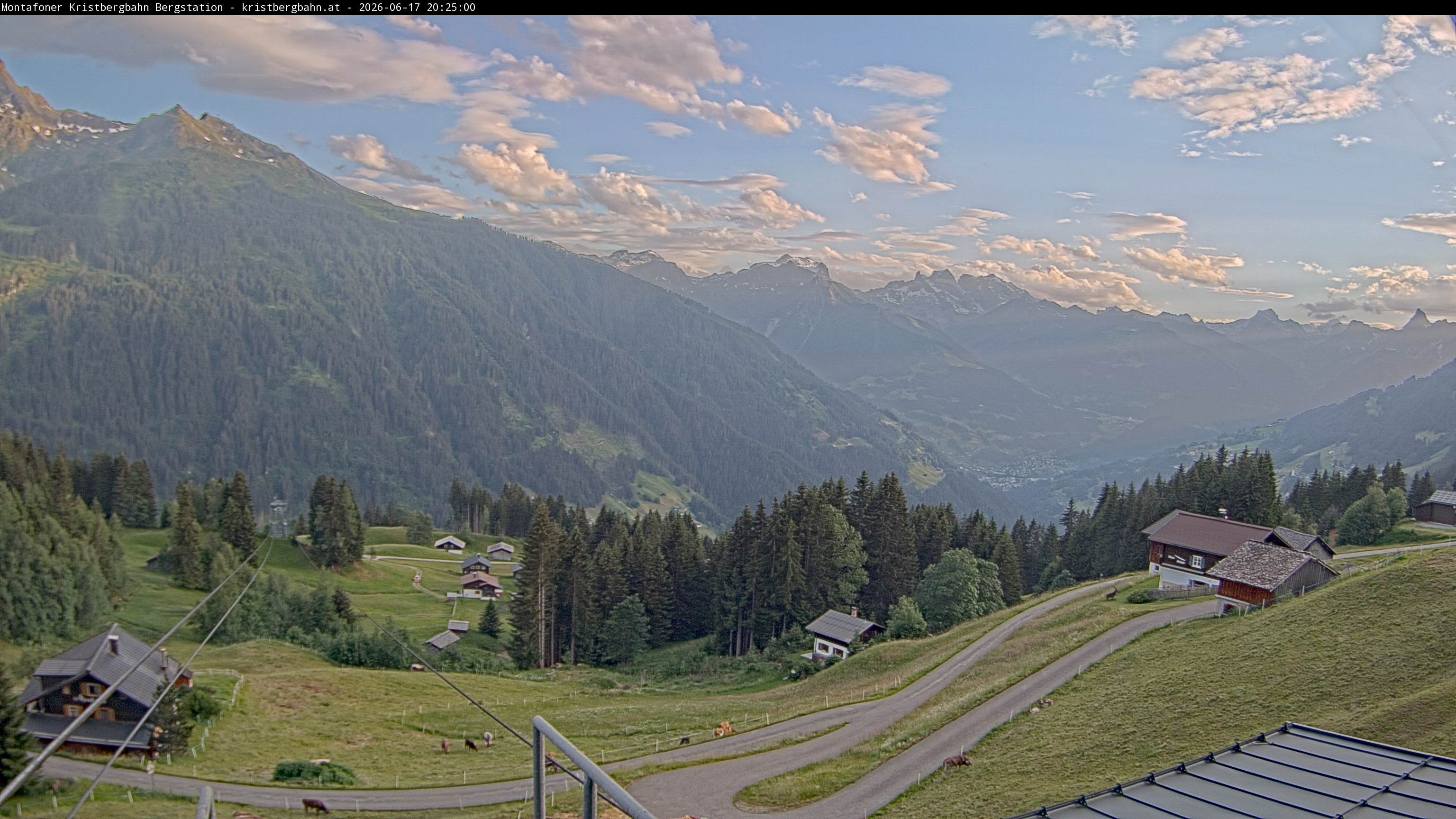Archiv Foto Webcam Bergstation Montafoner Kristbergbahn, Vorarlberg
