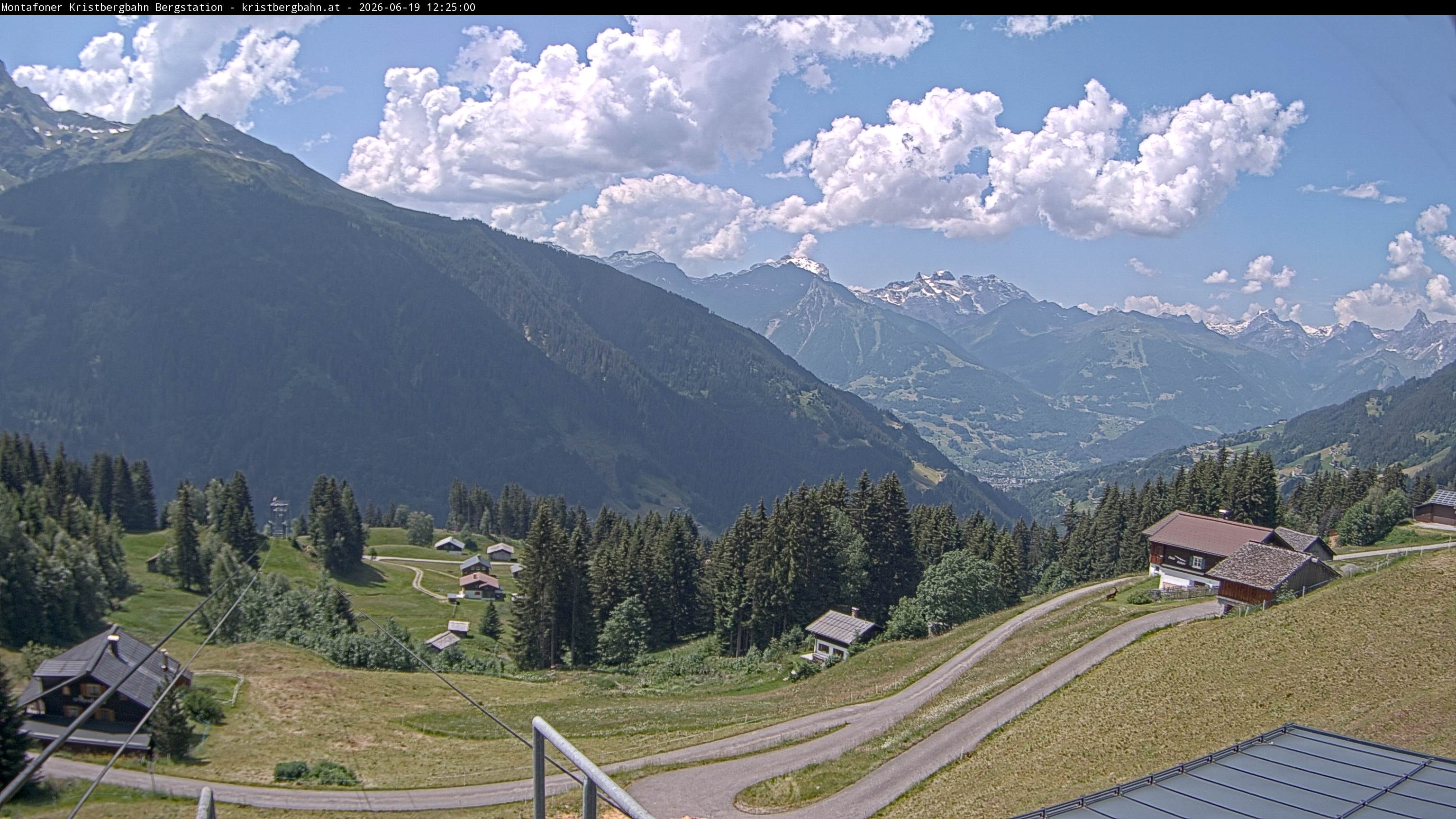 Archiv Foto Webcam Bergstation Montafoner Kristbergbahn, Vorarlberg