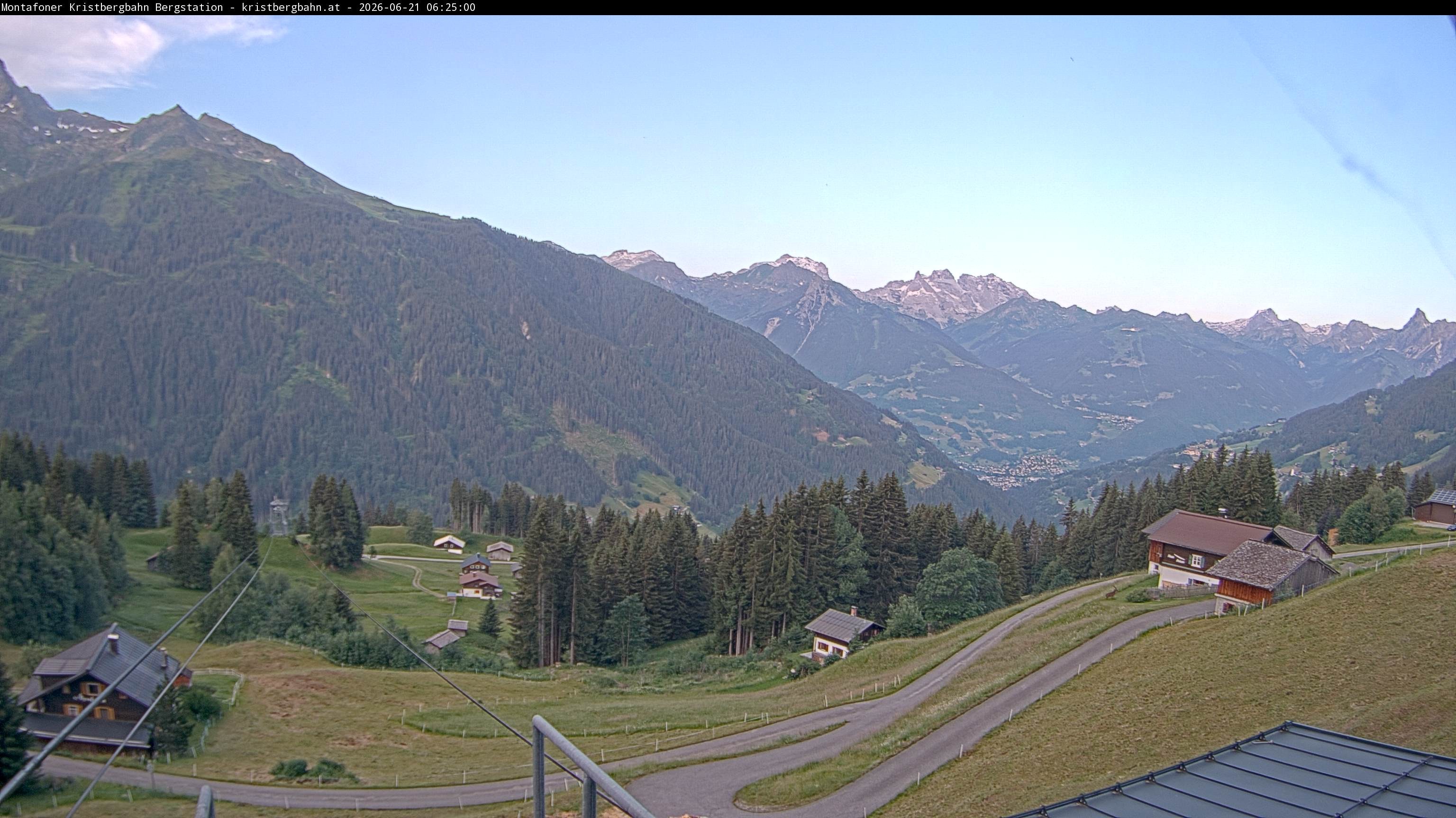 Archiv Foto Webcam Bergstation Montafoner Kristbergbahn, Vorarlberg