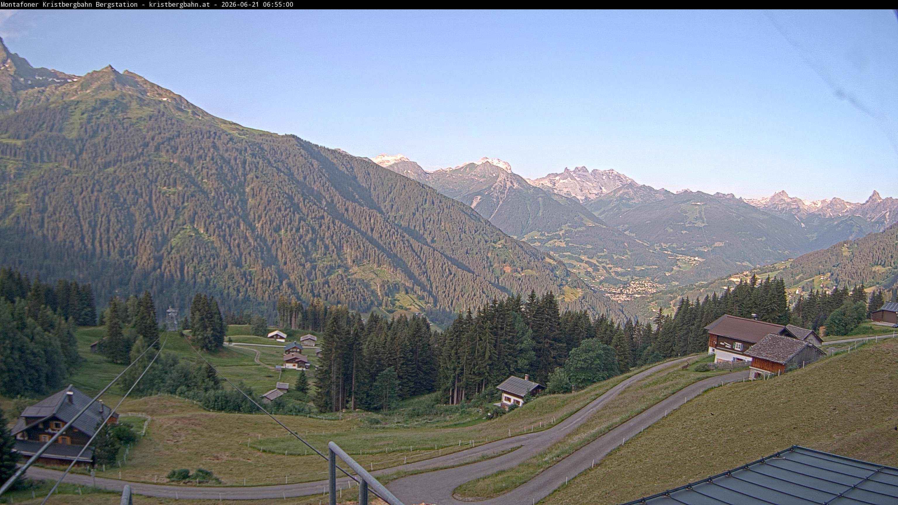 Archiv Foto Webcam Bergstation Montafoner Kristbergbahn, Vorarlberg