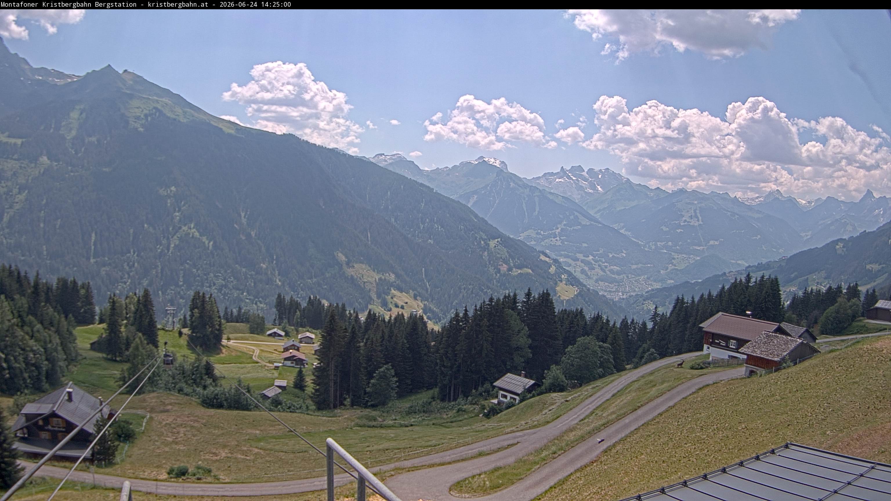 Archiv Foto Webcam Bergstation Montafoner Kristbergbahn, Vorarlberg