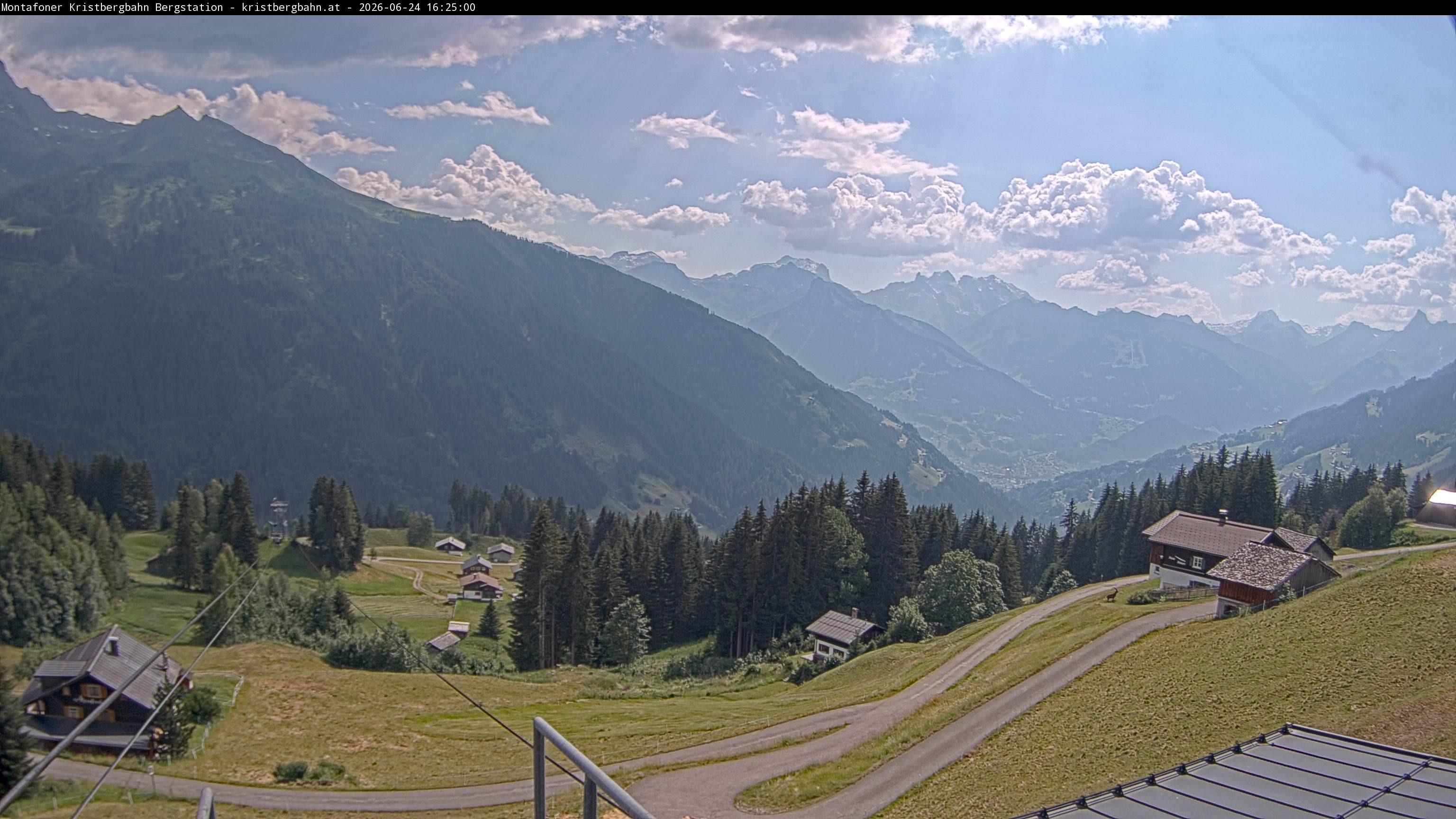 Archiv Foto Webcam Bergstation Montafoner Kristbergbahn, Vorarlberg