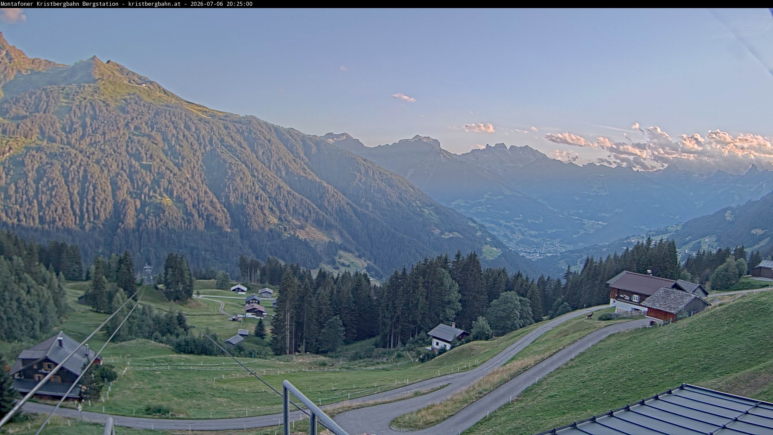 Archiv Foto Webcam Bergstation Montafoner Kristbergbahn, Vorarlberg