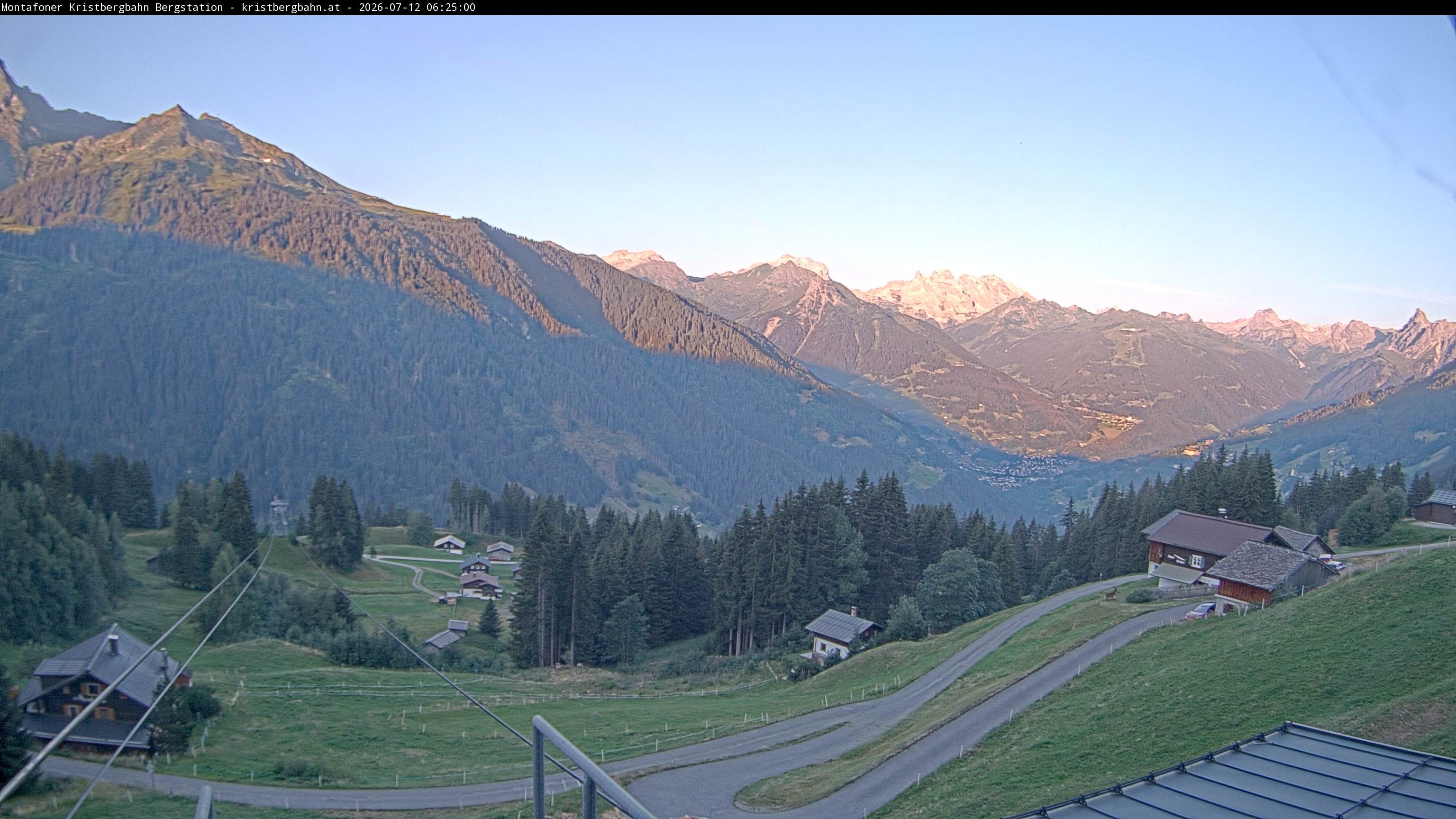 Archived image Webcam Top station Montafoner Kristbergbahn, Vorarlberg
