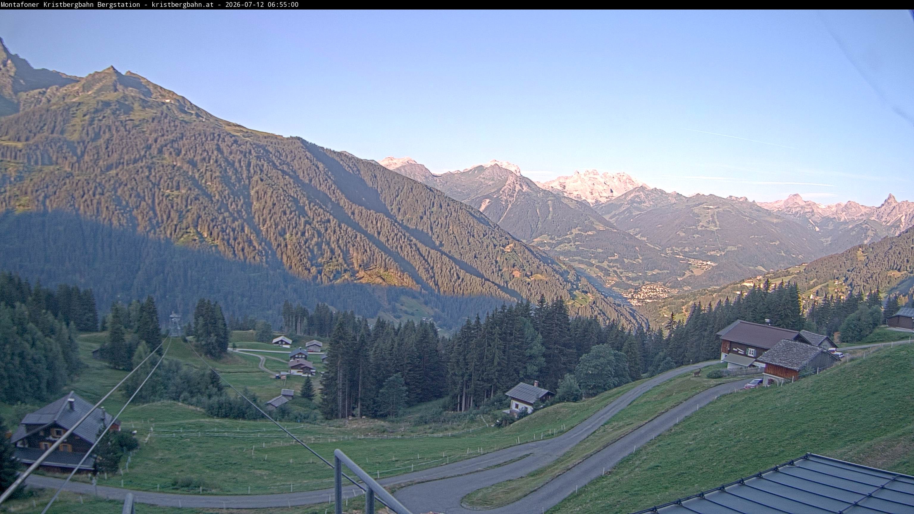 Archived image Webcam Top station Montafoner Kristbergbahn, Vorarlberg