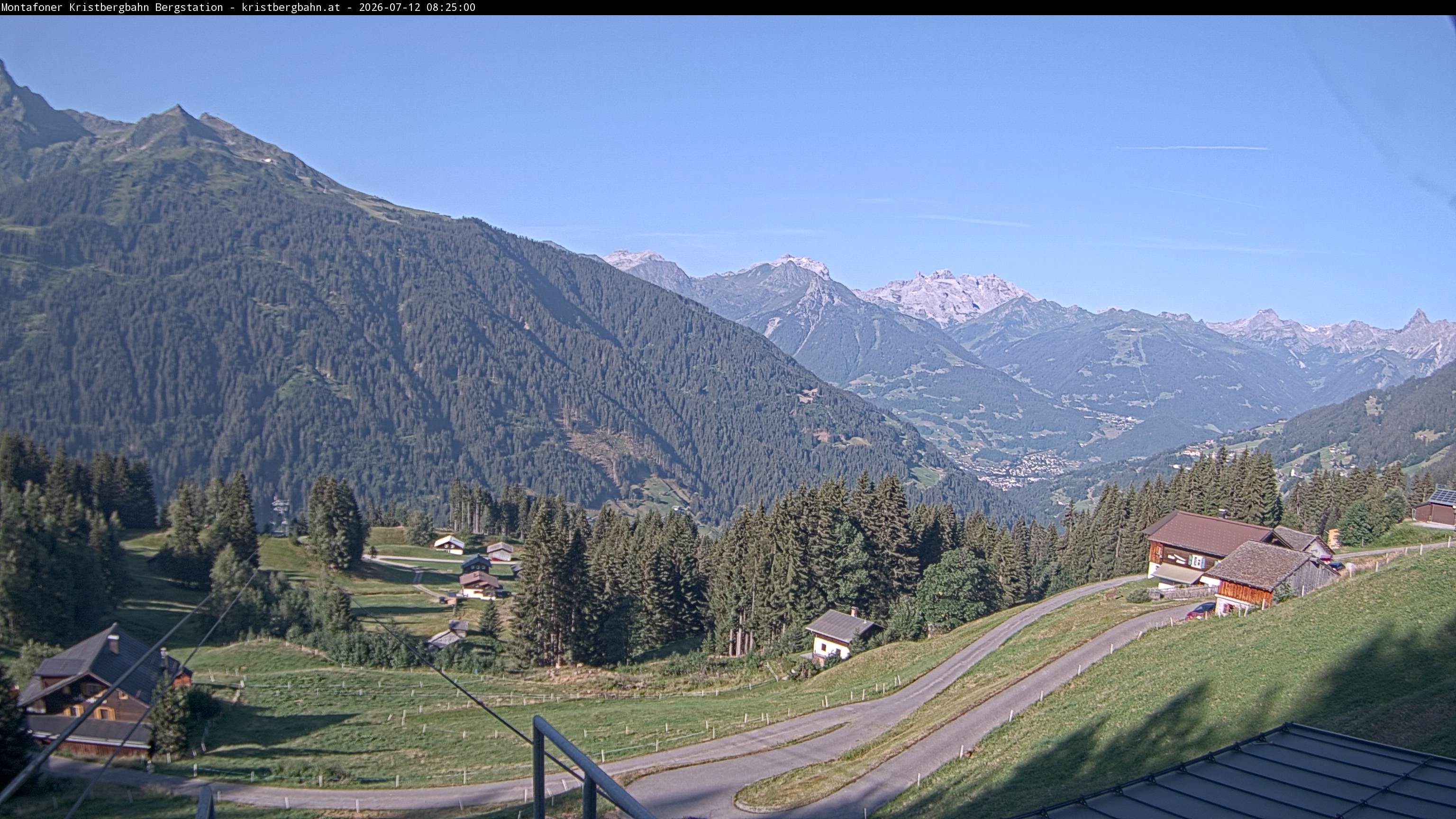 Archived image Webcam Top station Montafoner Kristbergbahn, Vorarlberg