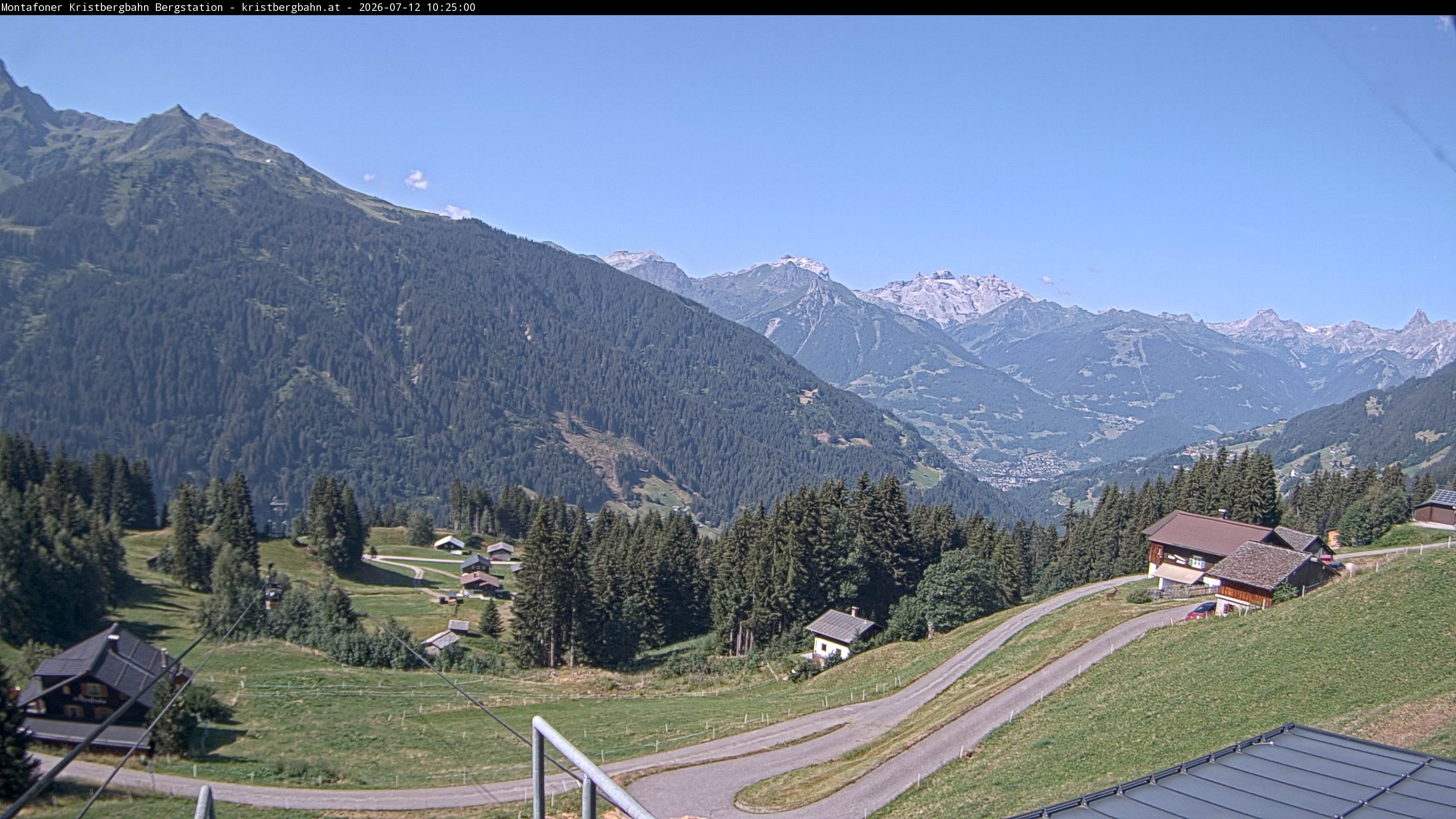 Archived image Webcam Top station Montafoner Kristbergbahn, Vorarlberg