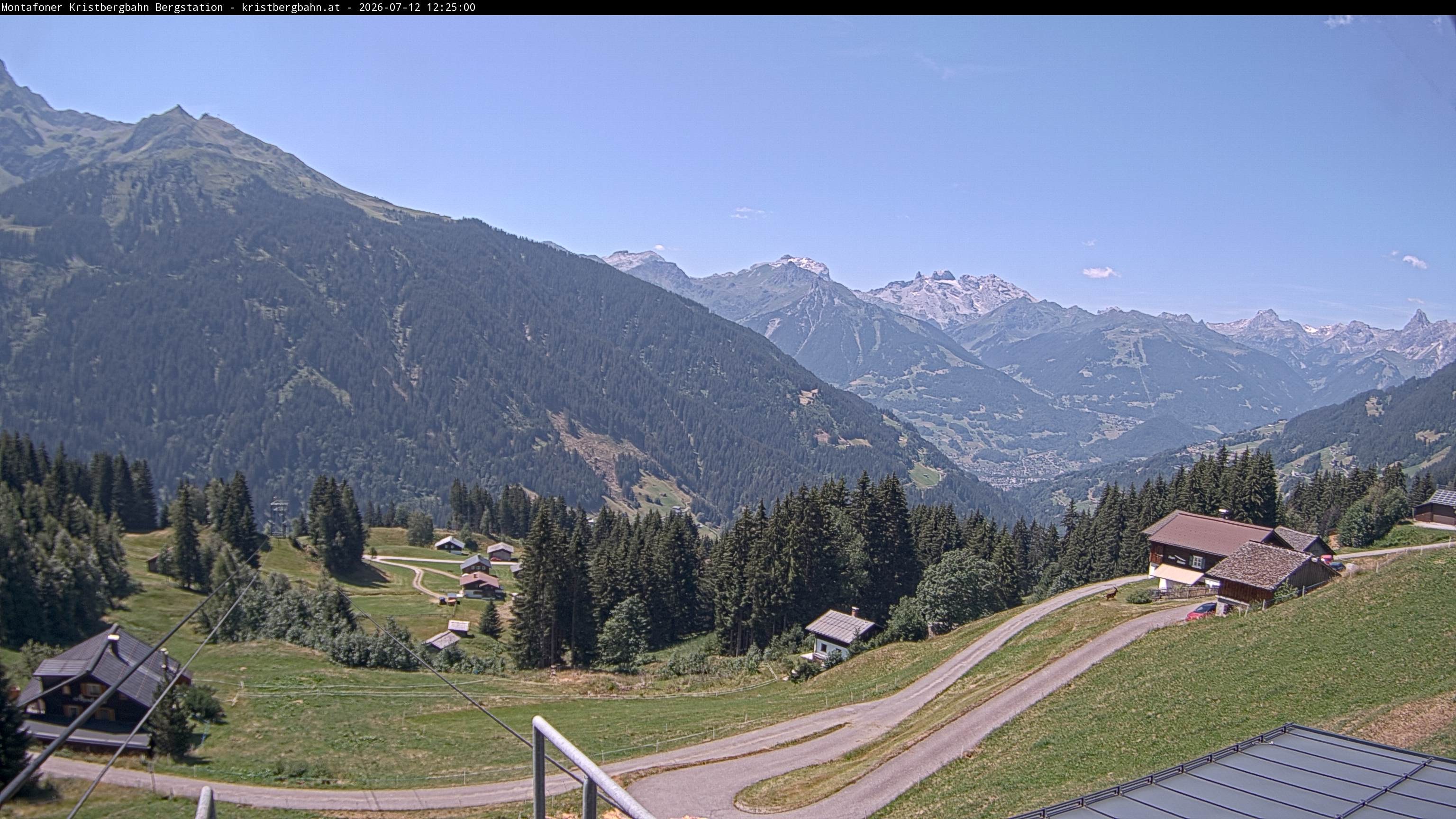Archived image Webcam Top station Montafoner Kristbergbahn, Vorarlberg