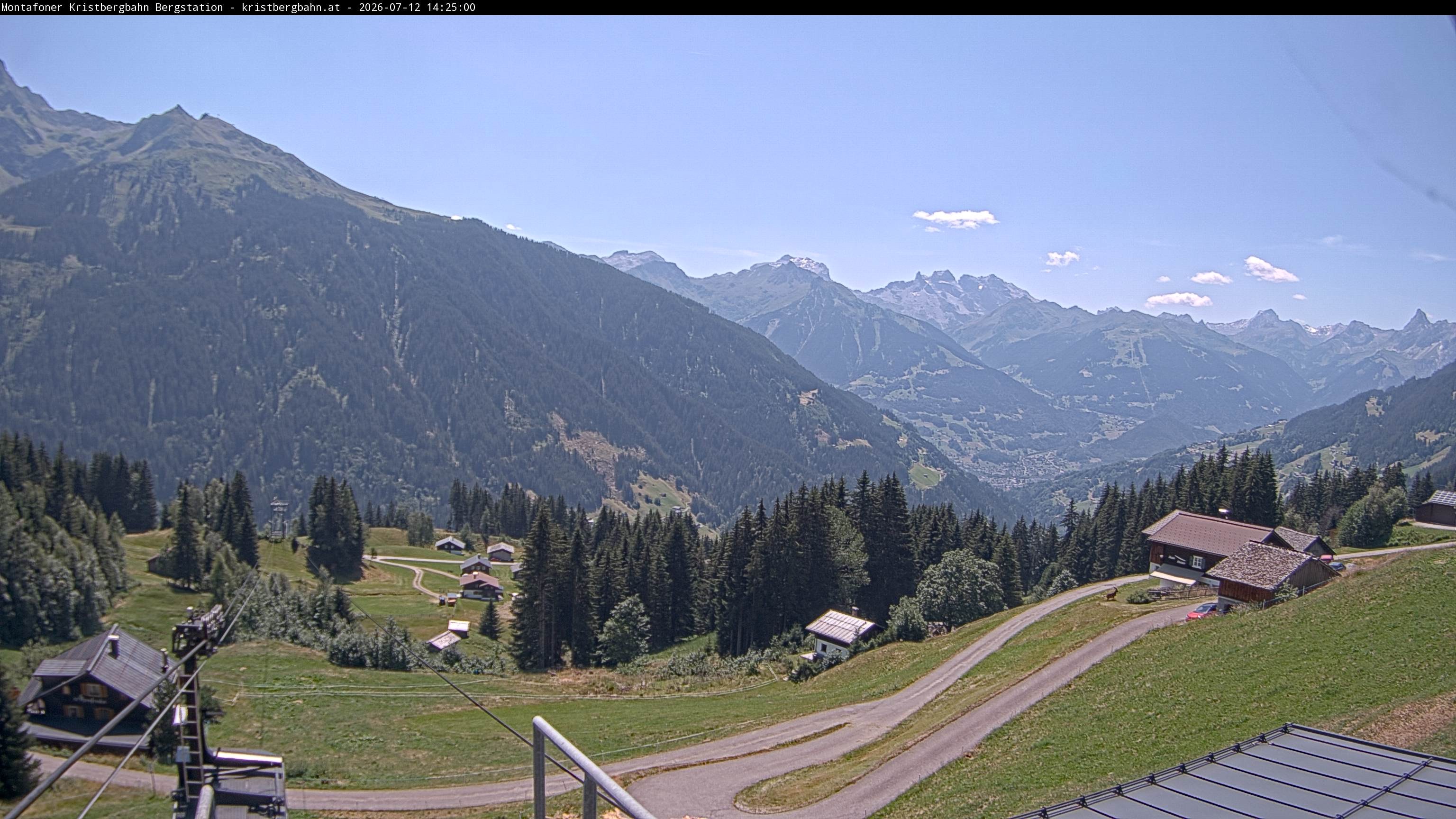 Archived image Webcam Top station Montafoner Kristbergbahn, Vorarlberg