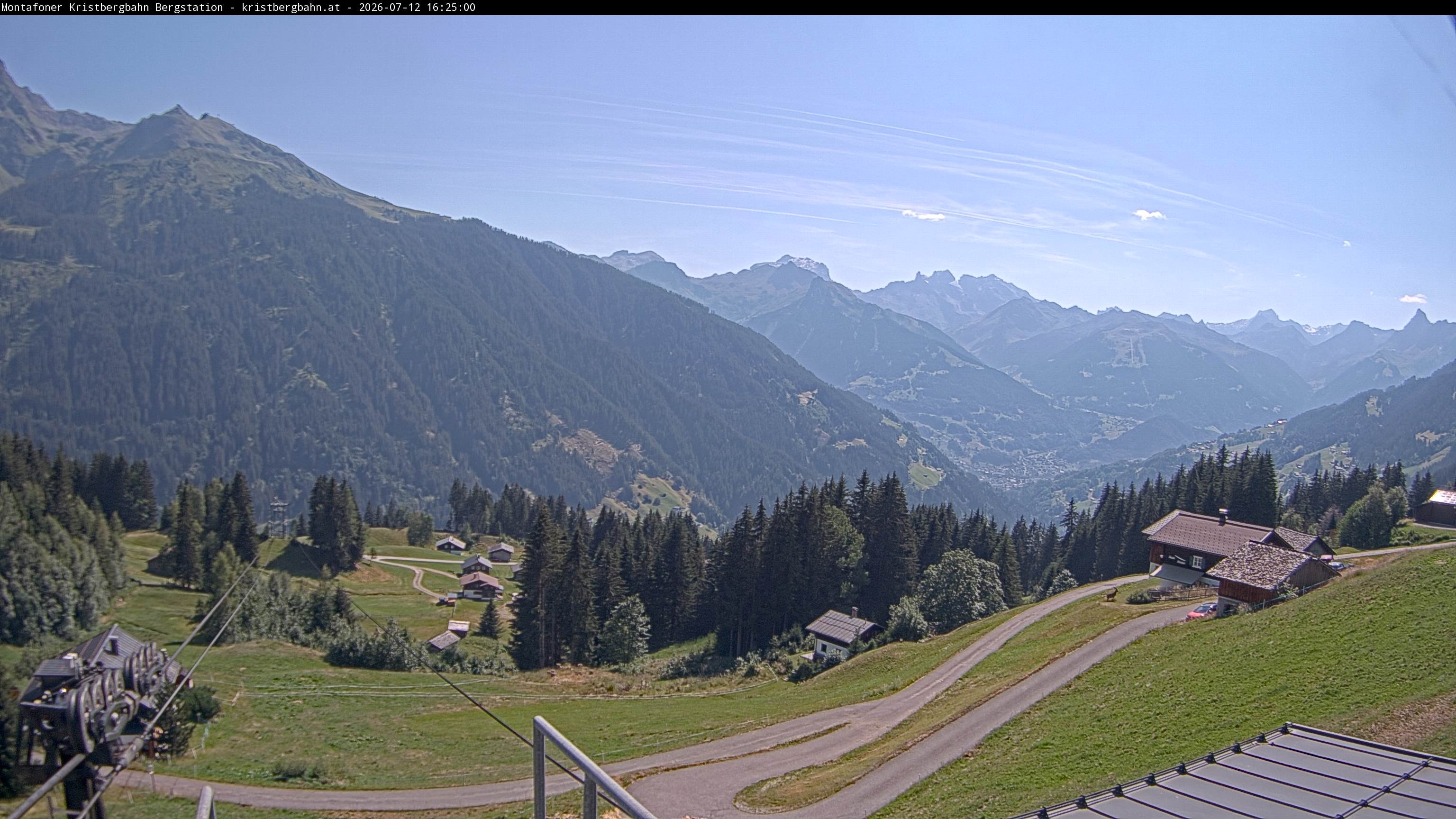 Archived image Webcam Top station Montafoner Kristbergbahn, Vorarlberg