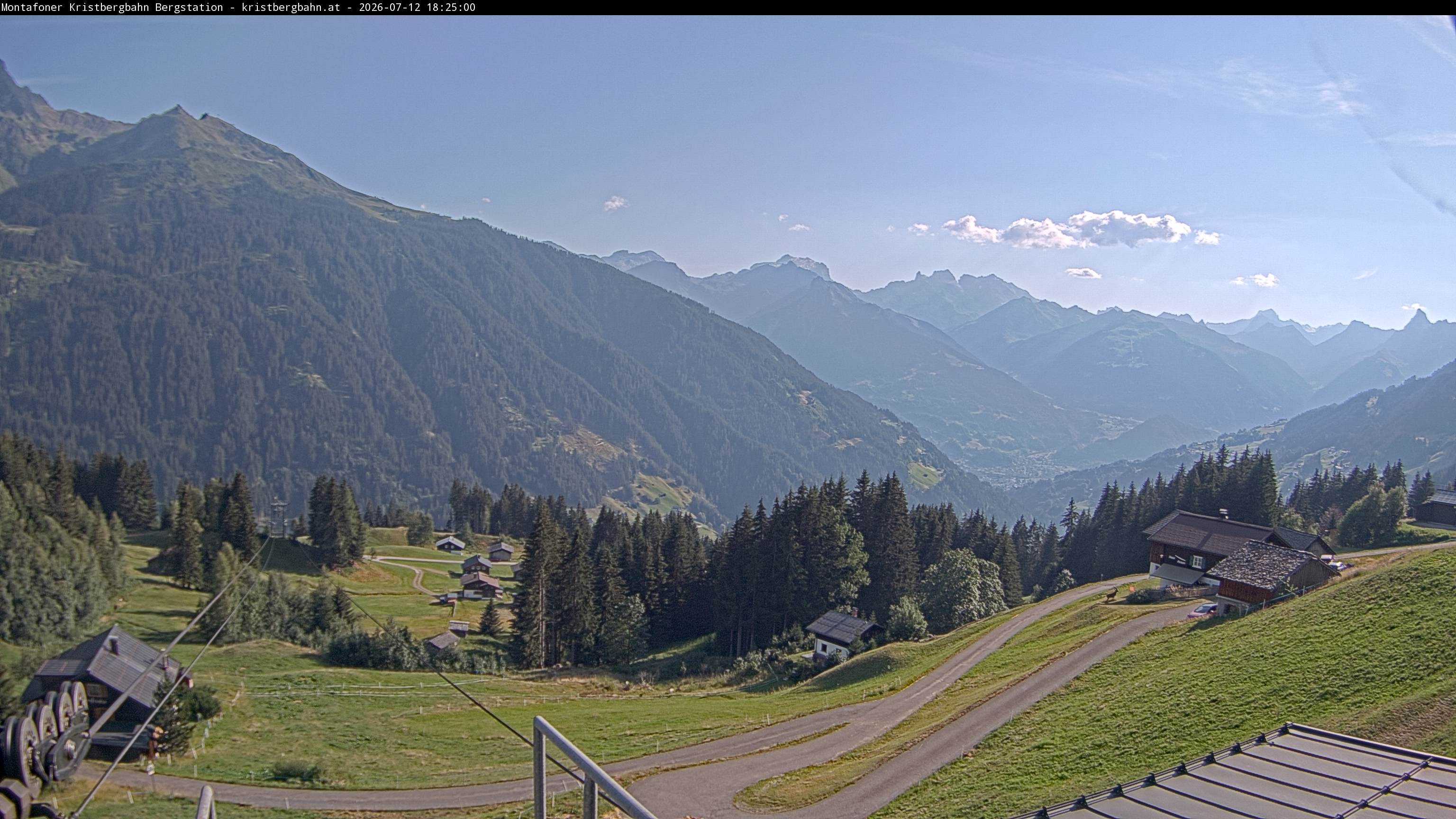 Archived image Webcam Top station Montafoner Kristbergbahn, Vorarlberg