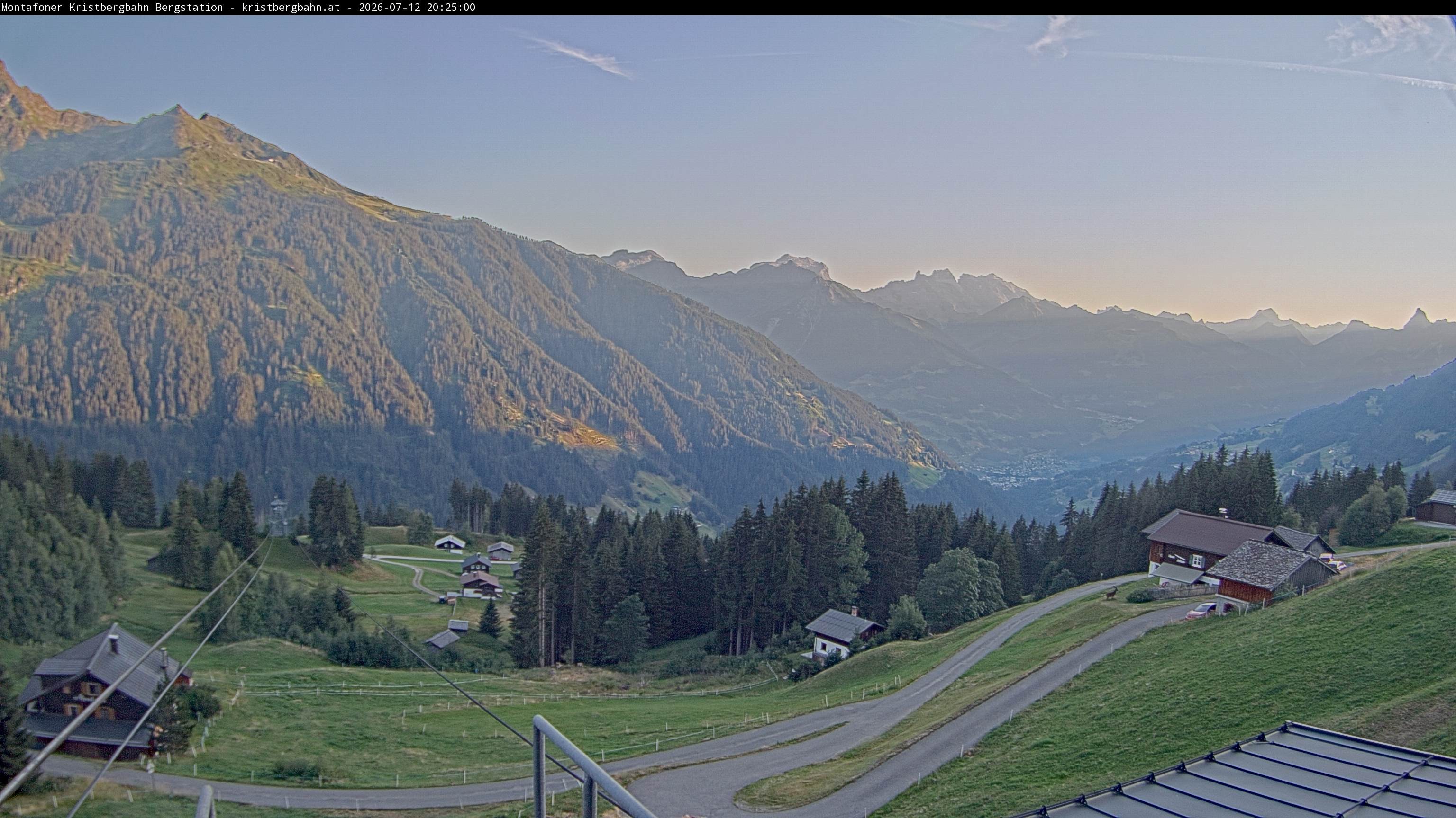 Archiv Foto Webcam Bergstation Montafoner Kristbergbahn, Vorarlberg