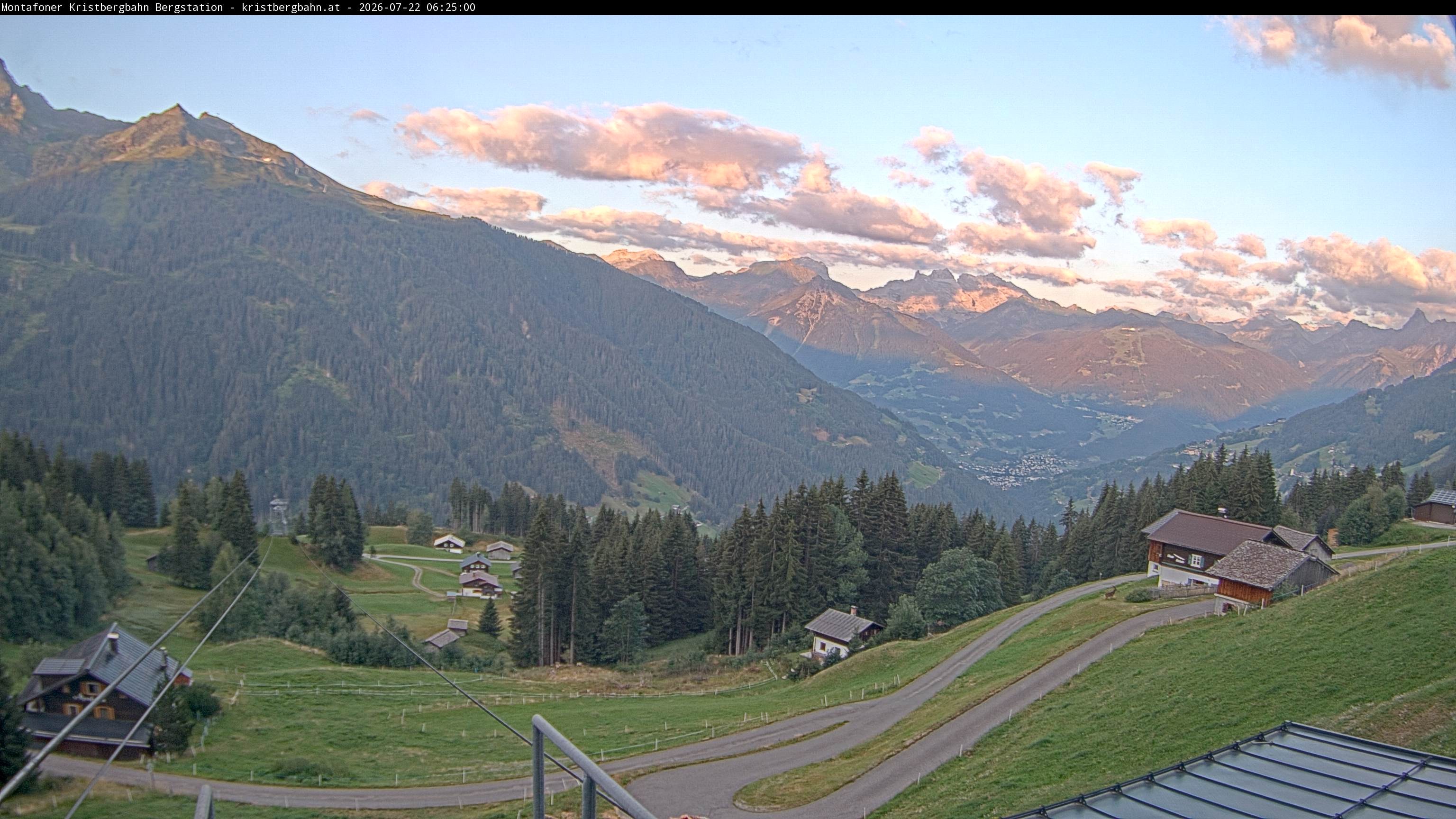 Archived image Webcam Top station Montafoner Kristbergbahn, Vorarlberg