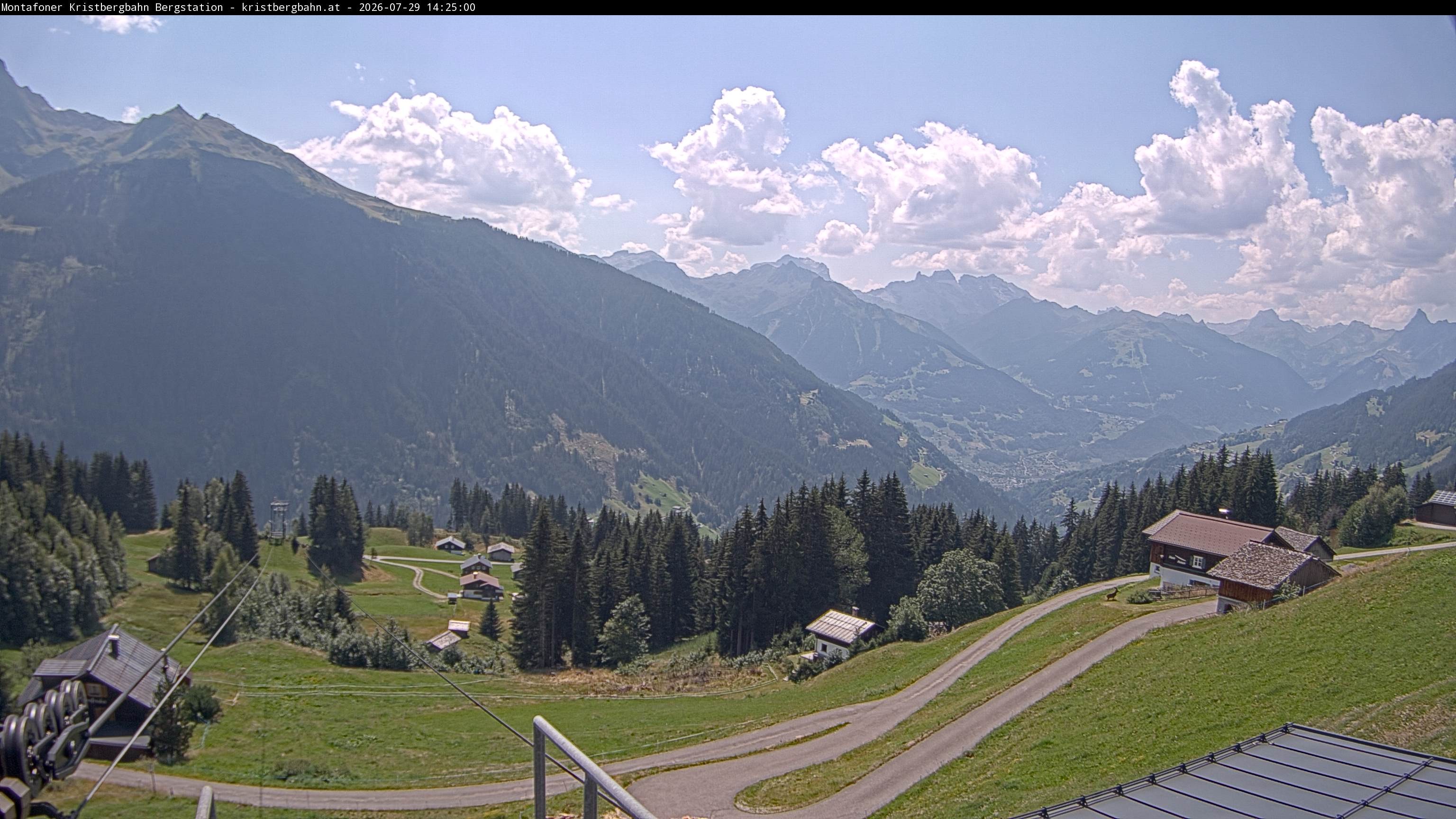 Archiv Foto Webcam Bergstation Montafoner Kristbergbahn, Vorarlberg