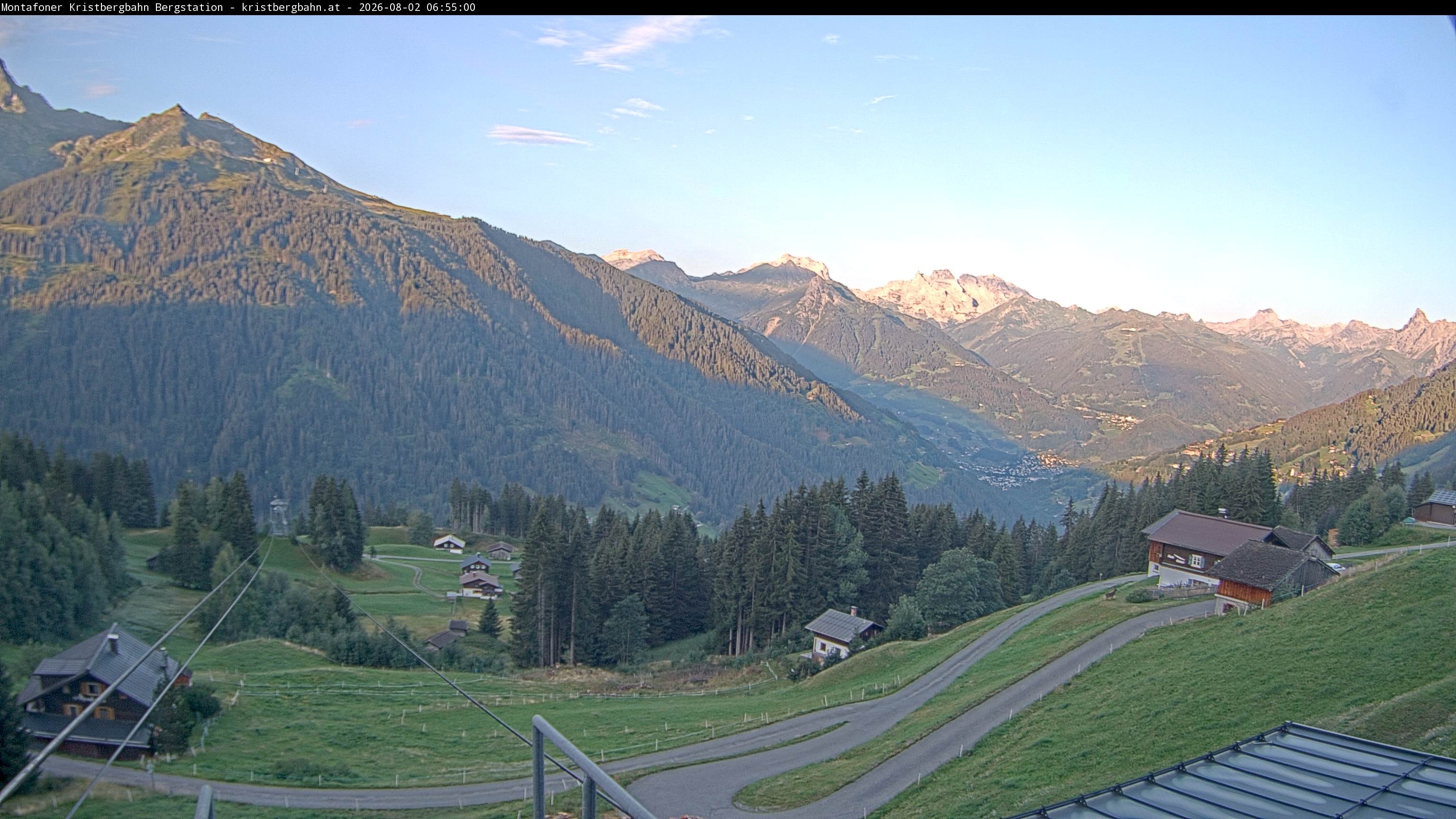 Archiv Foto Webcam Bergstation Montafoner Kristbergbahn, Vorarlberg