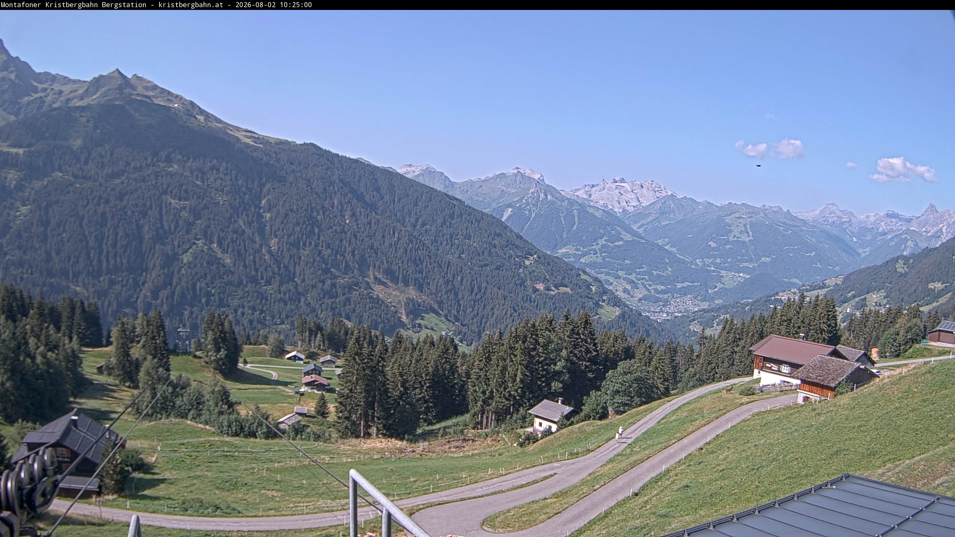Archiv Foto Webcam Bergstation Montafoner Kristbergbahn, Vorarlberg