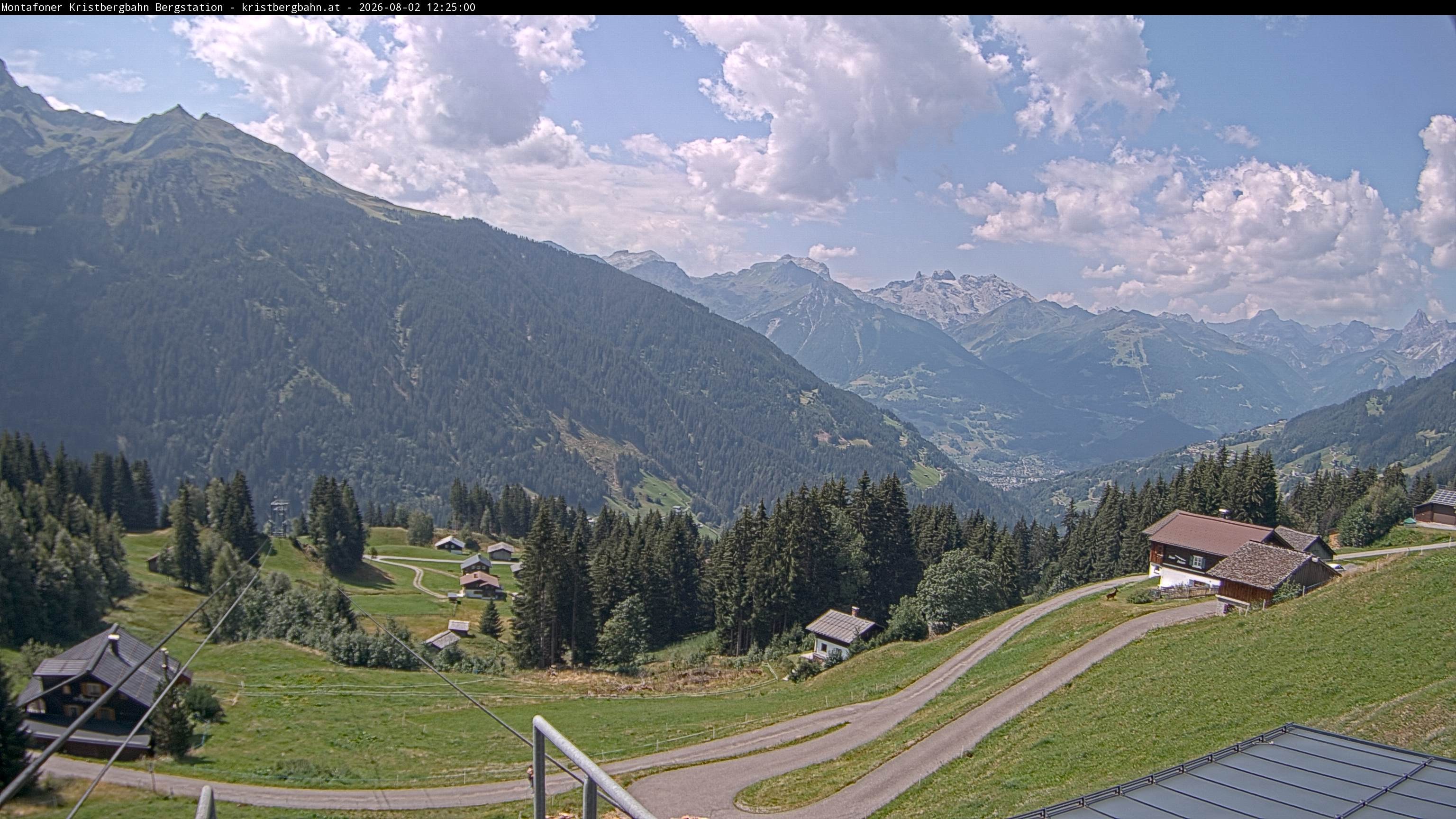 Archived image Webcam Top station Montafoner Kristbergbahn, Vorarlberg