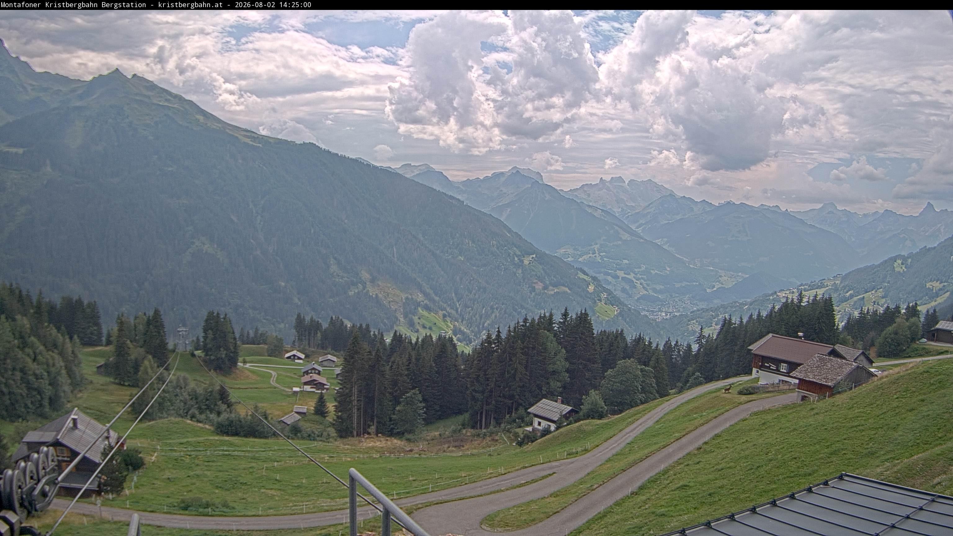 Archived image Webcam Top station Montafoner Kristbergbahn, Vorarlberg