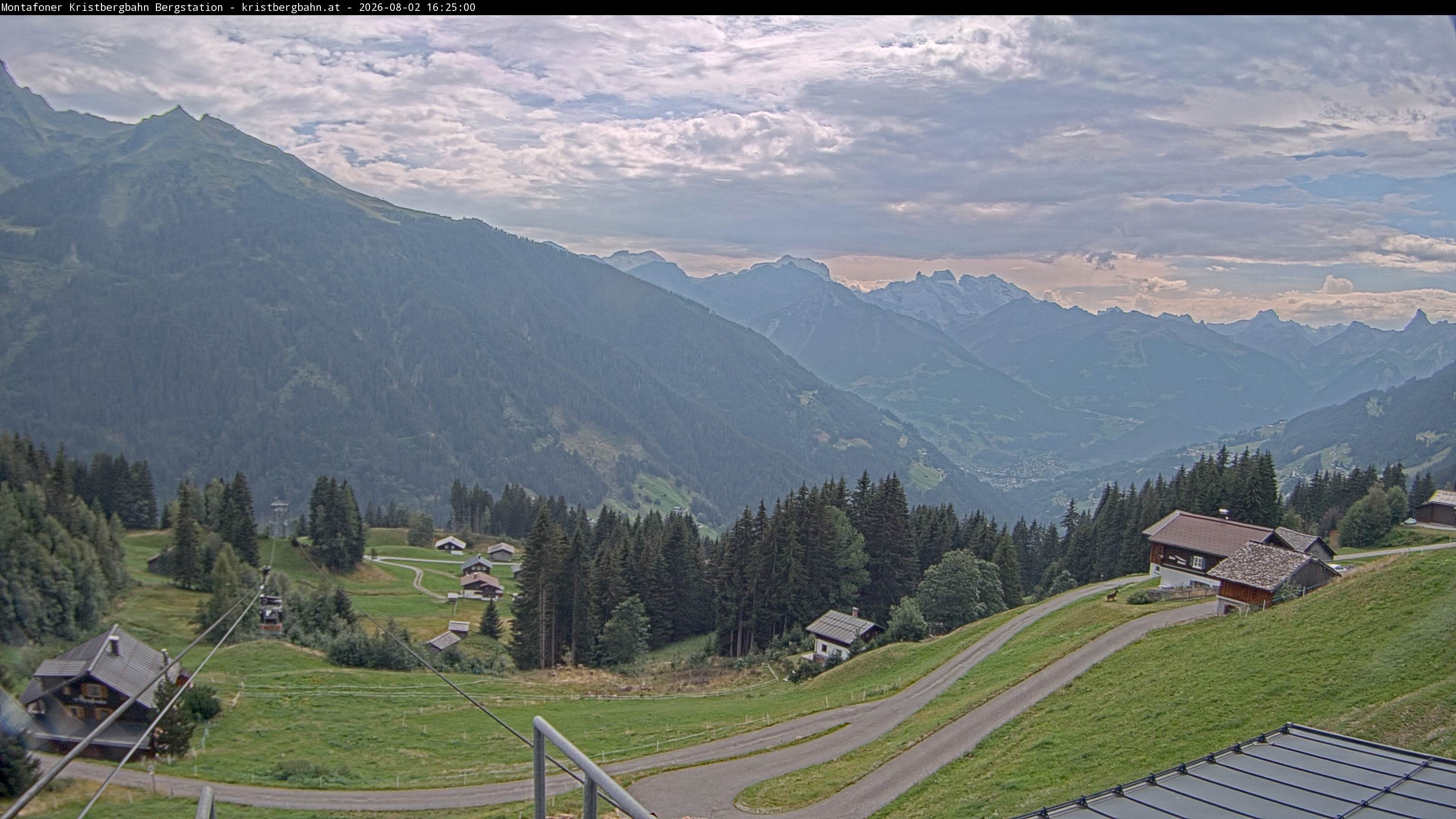 Archived image Webcam Top station Montafoner Kristbergbahn, Vorarlberg