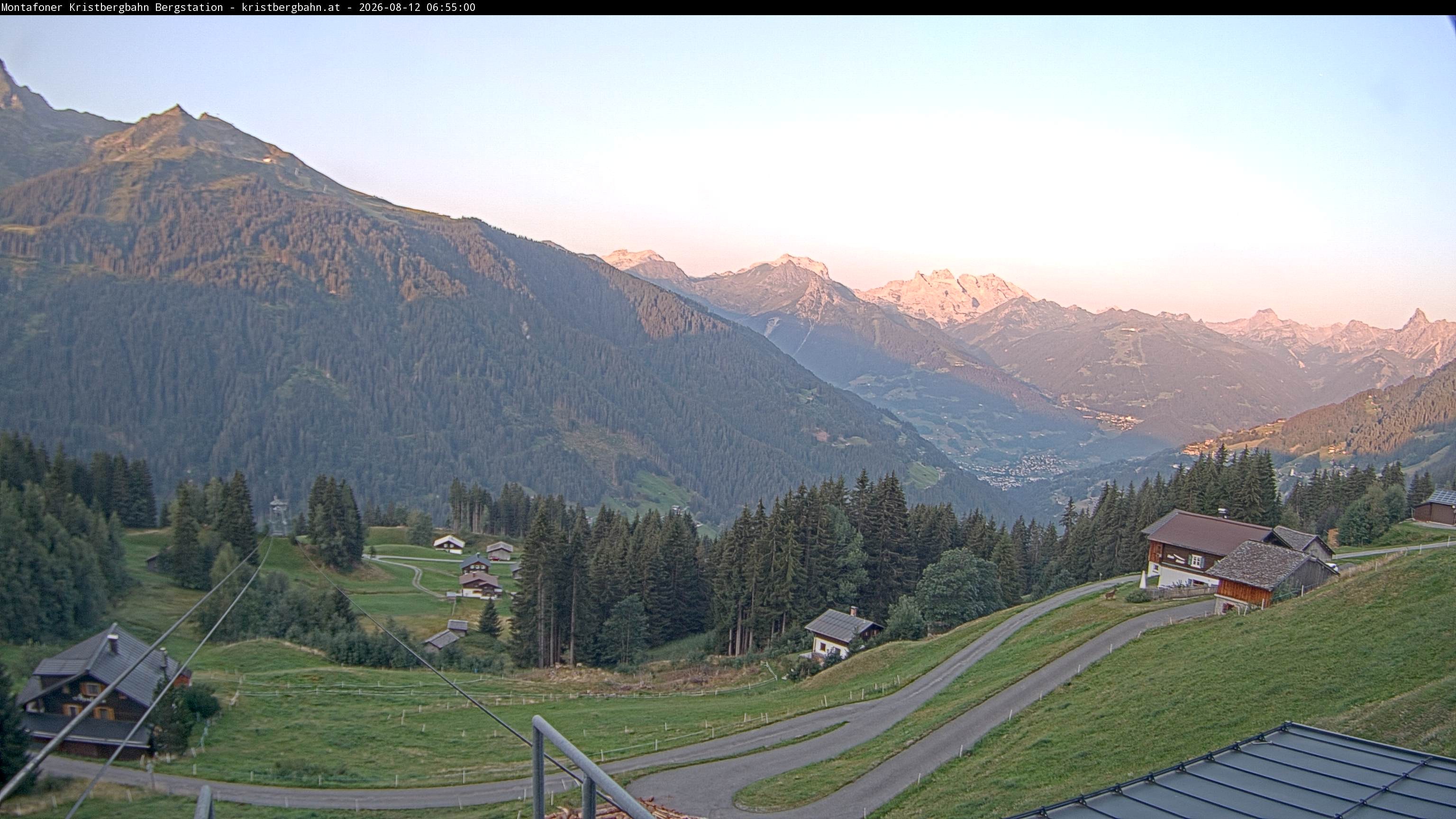 Archiv Foto Webcam Bergstation Montafoner Kristbergbahn, Vorarlberg