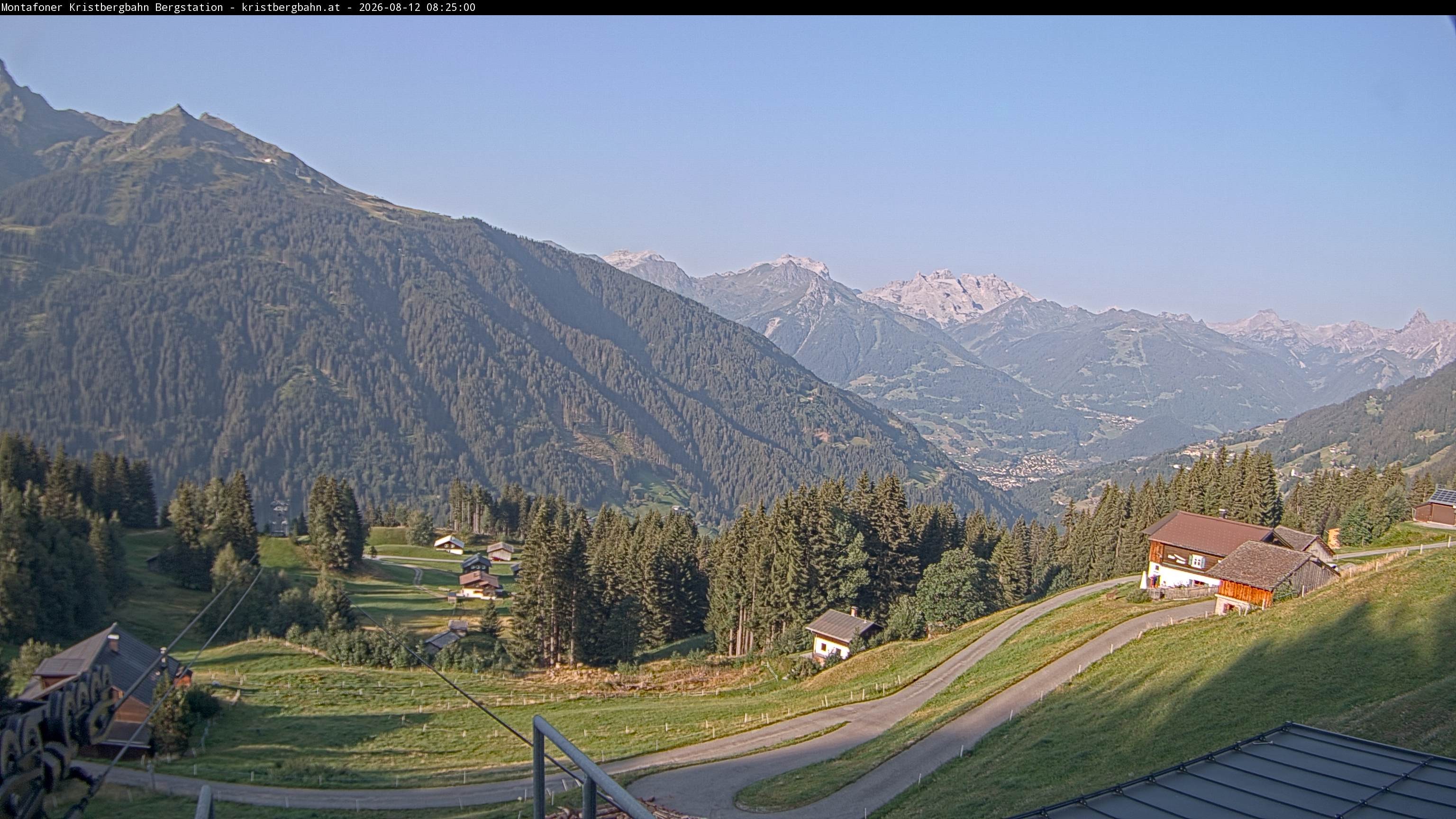 Archiv Foto Webcam Bergstation Montafoner Kristbergbahn, Vorarlberg