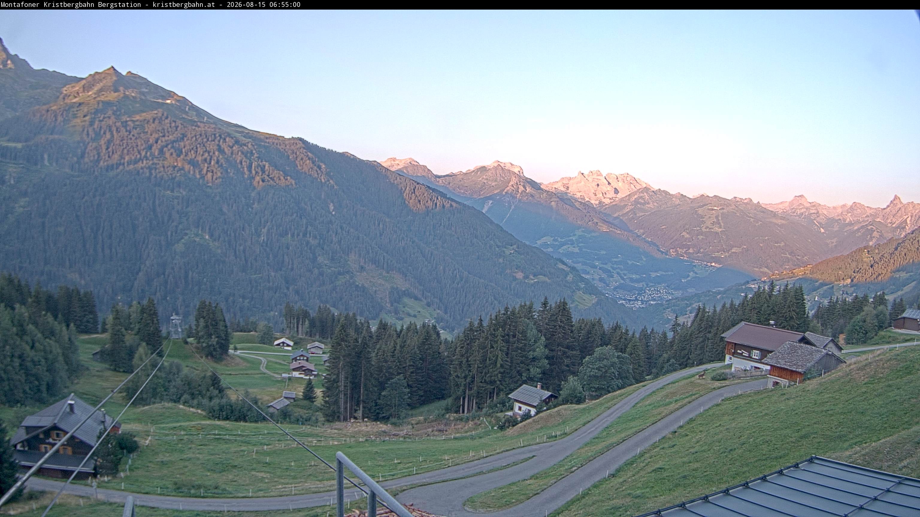 Archiv Foto Webcam Bergstation Montafoner Kristbergbahn, Vorarlberg