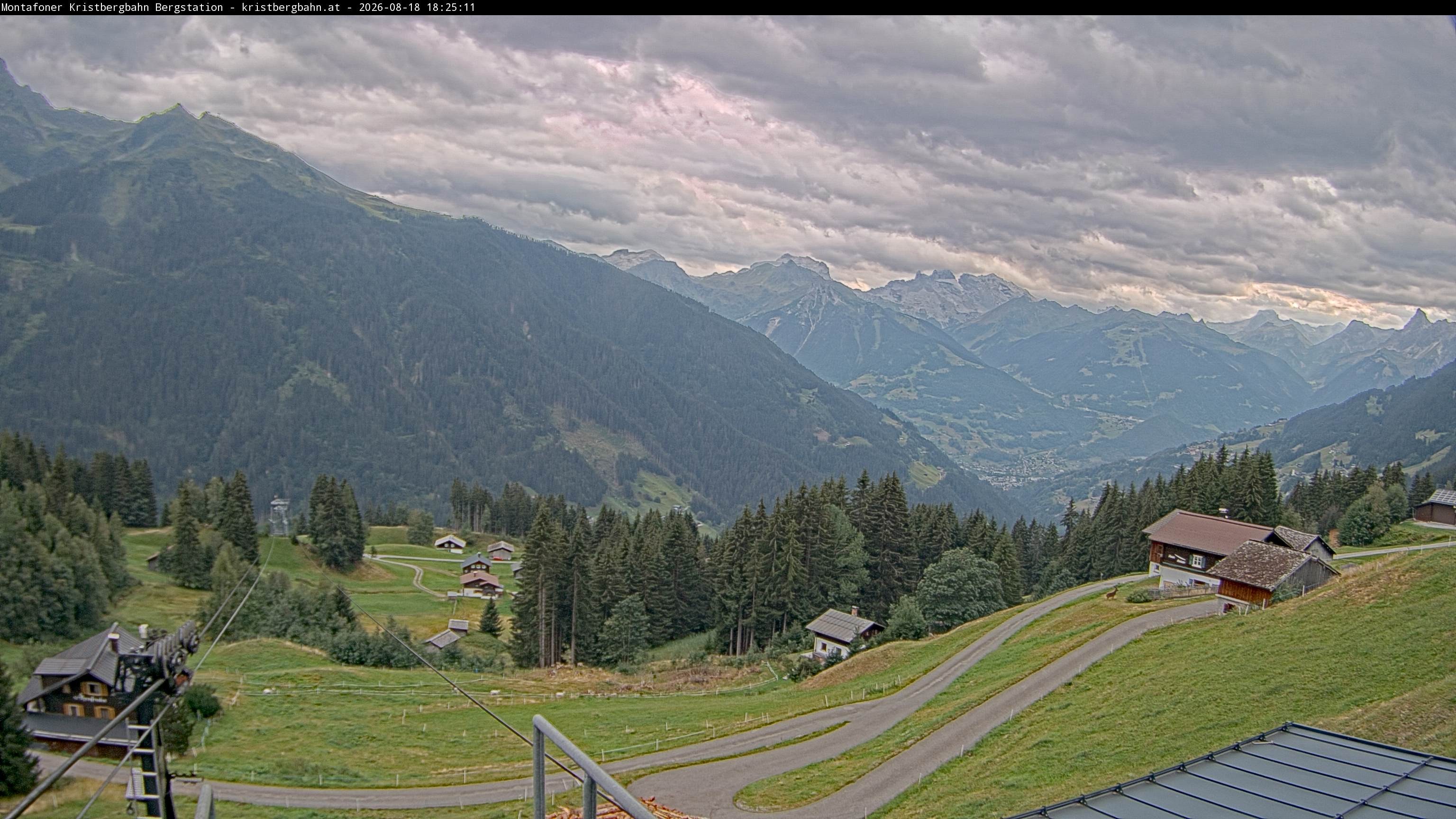 Archived image Webcam Top station Montafoner Kristbergbahn, Vorarlberg