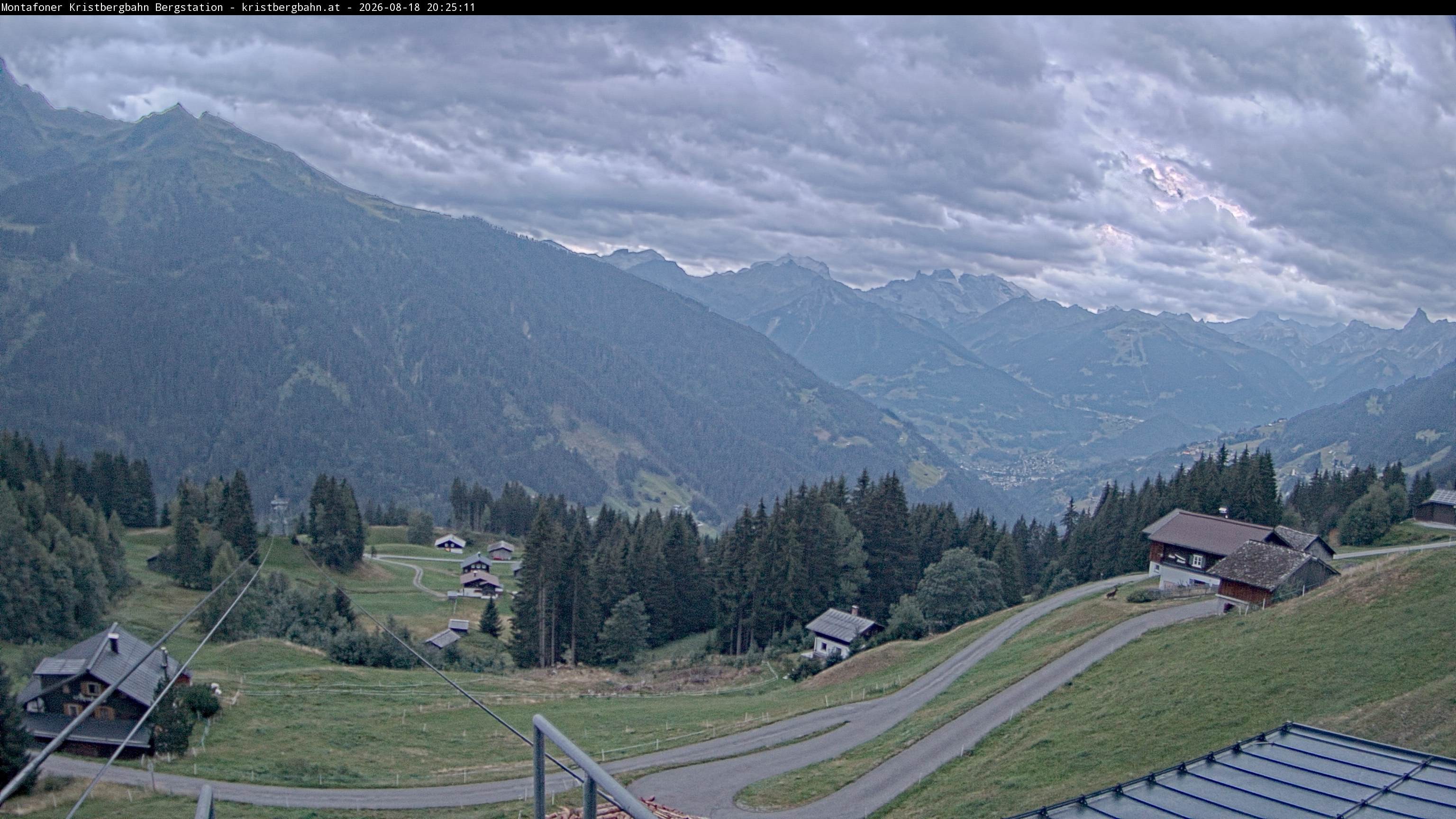 Archived image Webcam Top station Montafoner Kristbergbahn, Vorarlberg
