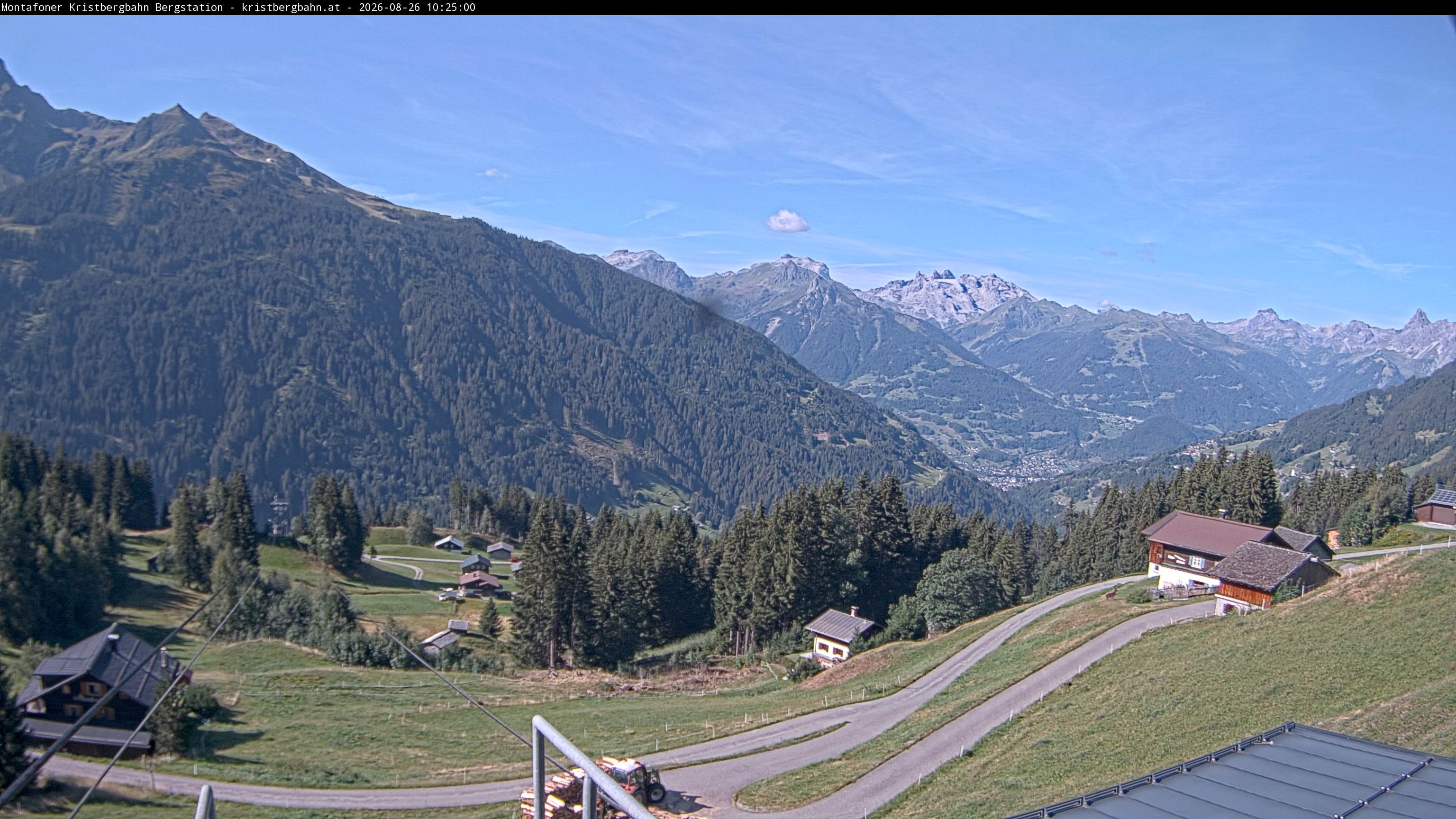 Archived image Webcam Top station Montafoner Kristbergbahn, Vorarlberg