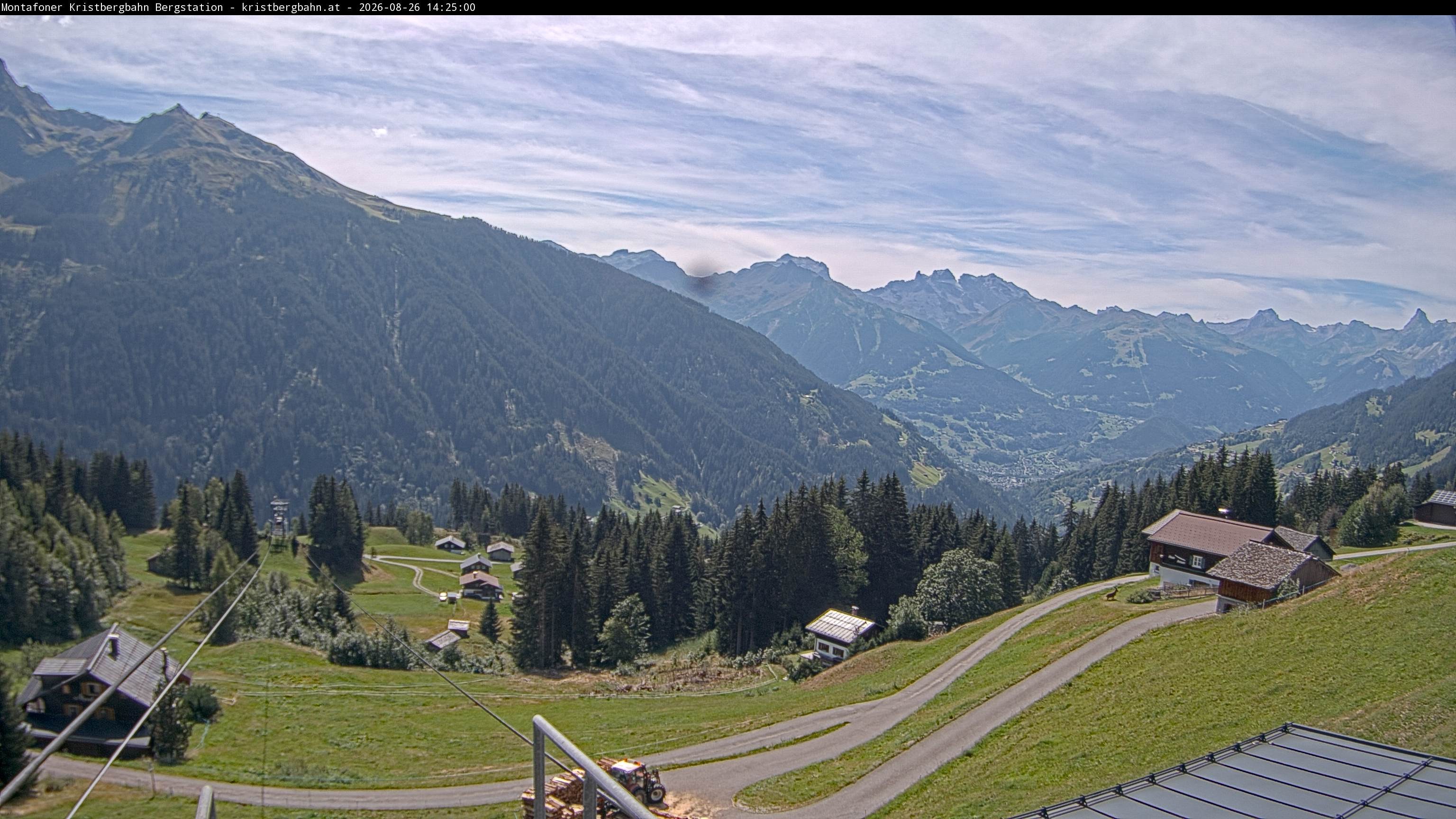 Archived image Webcam Top station Montafoner Kristbergbahn, Vorarlberg