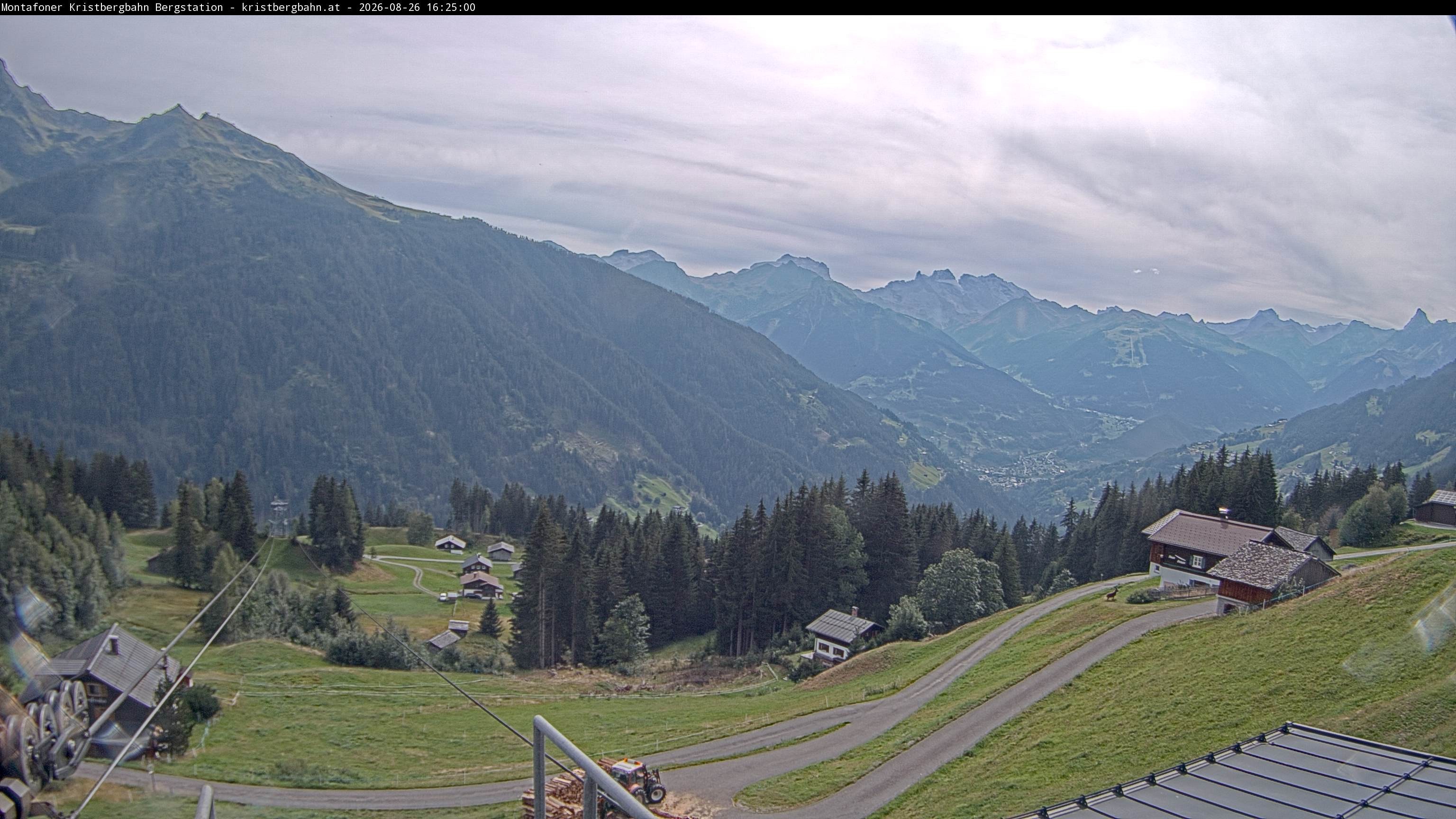 Archived image Webcam Top station Montafoner Kristbergbahn, Vorarlberg