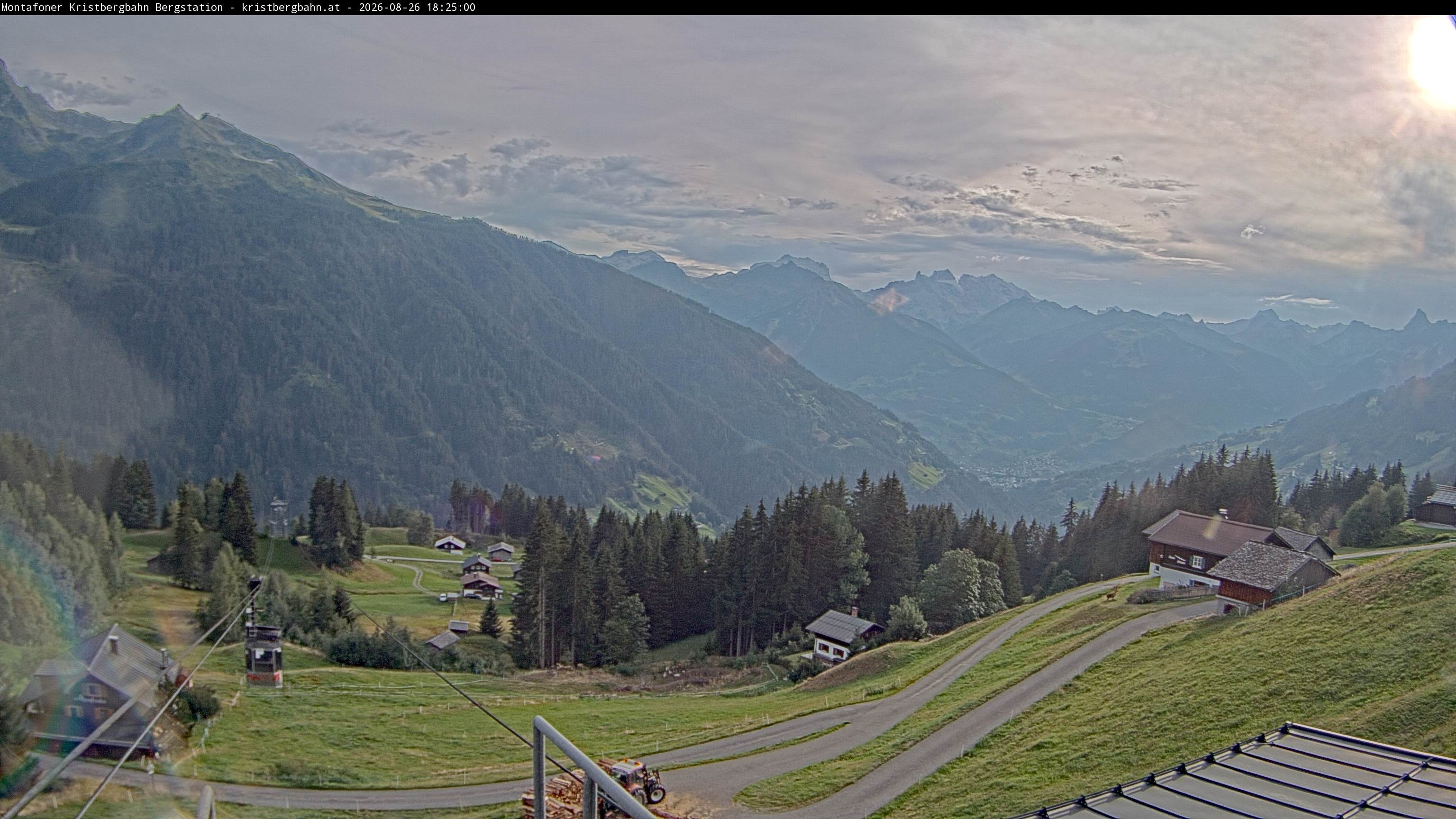 Archived image Webcam Top station Montafoner Kristbergbahn, Vorarlberg