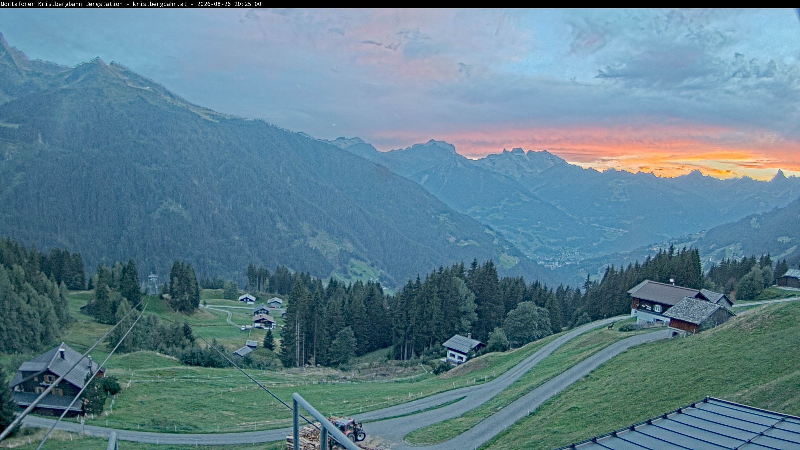Archived image Webcam Top station Montafoner Kristbergbahn, Vorarlberg