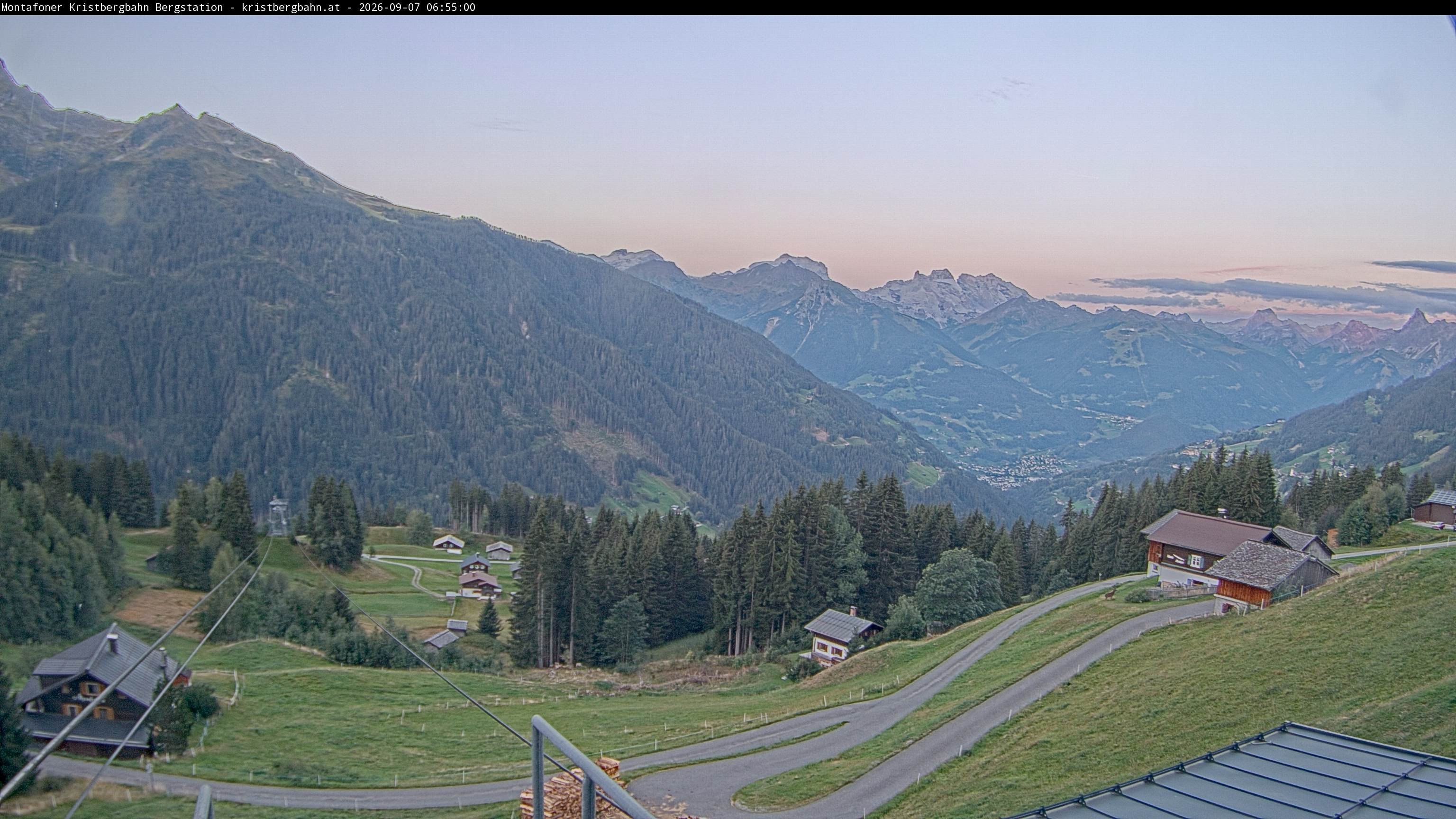 Archiv Foto Webcam Bergstation Montafoner Kristbergbahn, Vorarlberg
