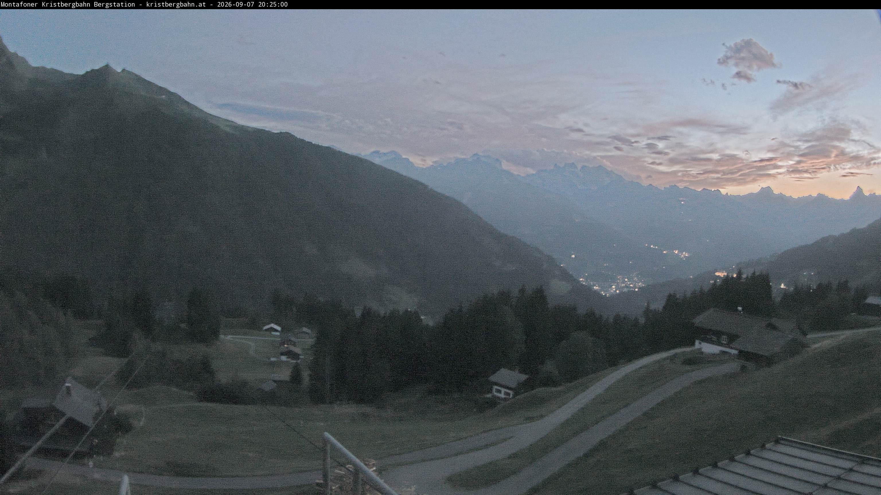 Archiv Foto Webcam Bergstation Montafoner Kristbergbahn, Vorarlberg