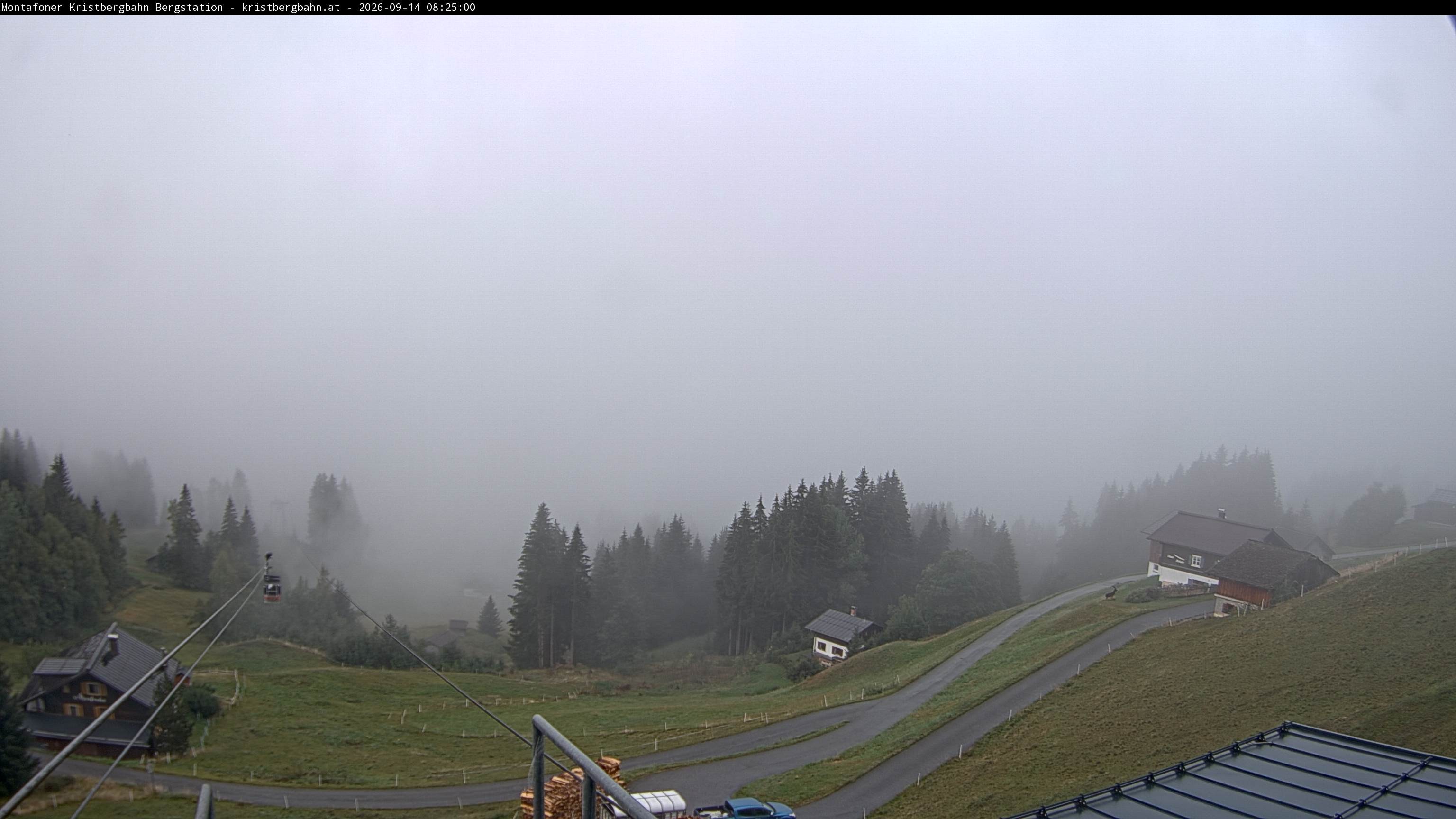 Archived image Webcam Top station Montafoner Kristbergbahn, Vorarlberg