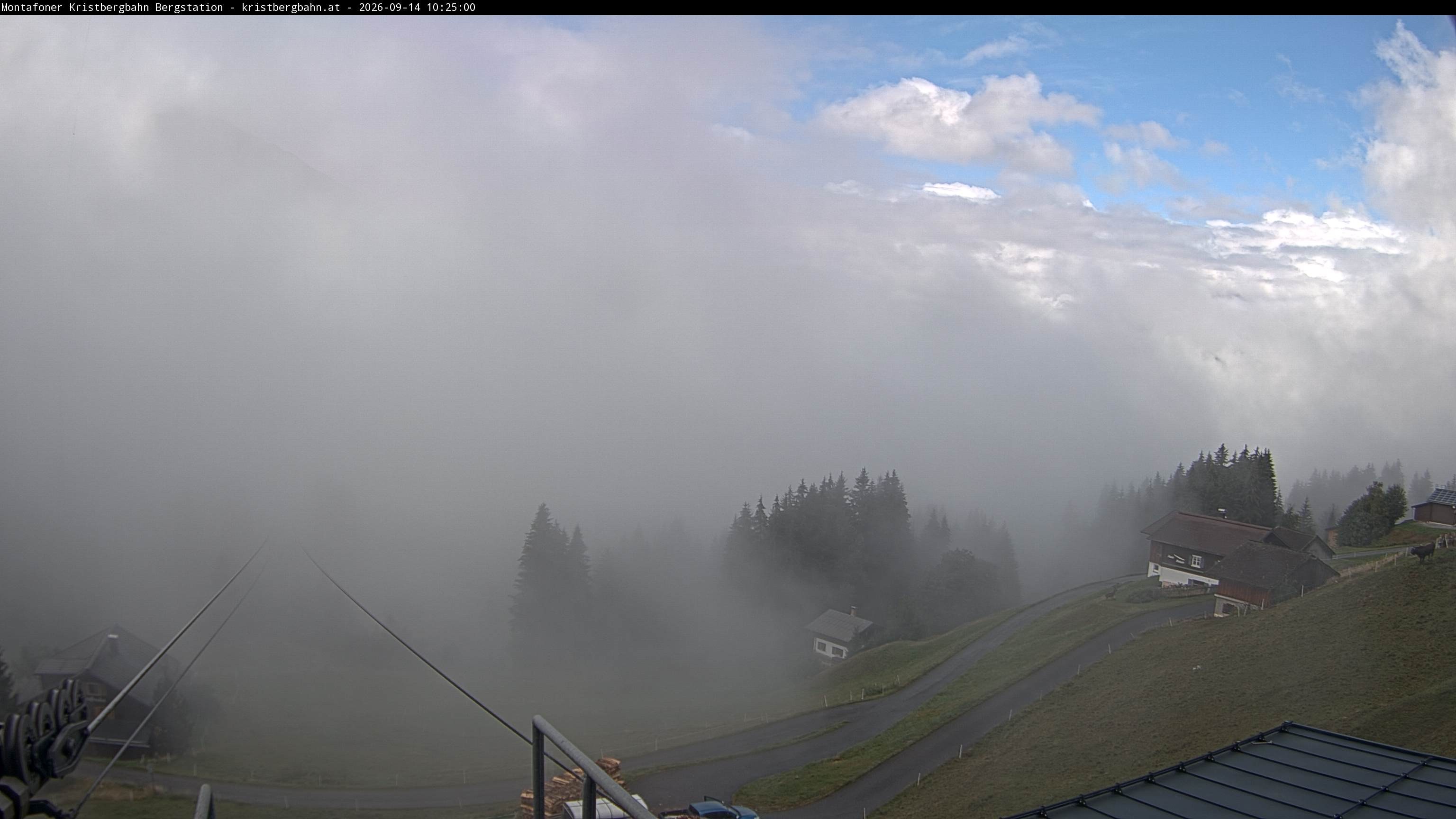 Archived image Webcam Top station Montafoner Kristbergbahn, Vorarlberg