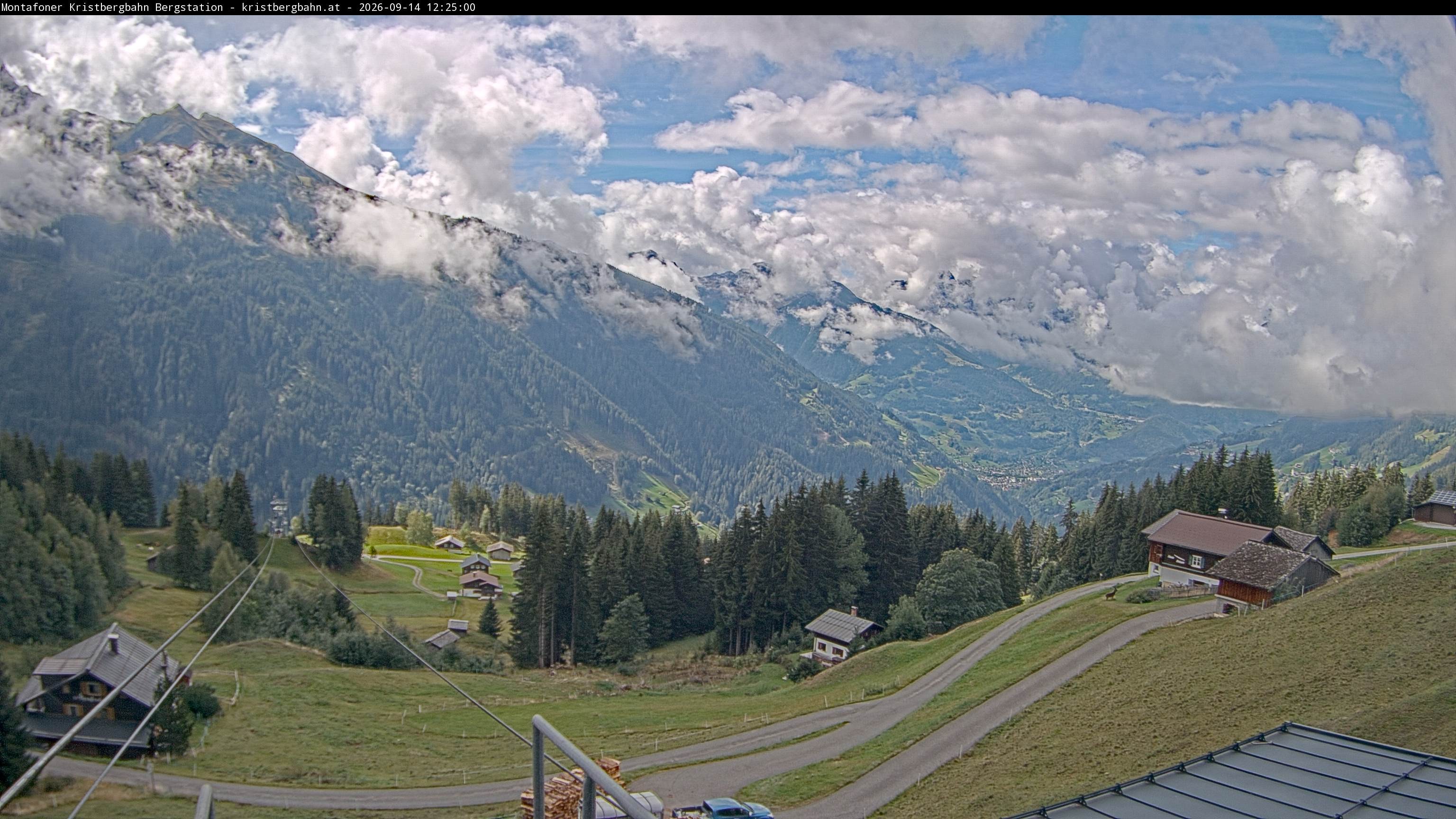 Archived image Webcam Top station Montafoner Kristbergbahn, Vorarlberg