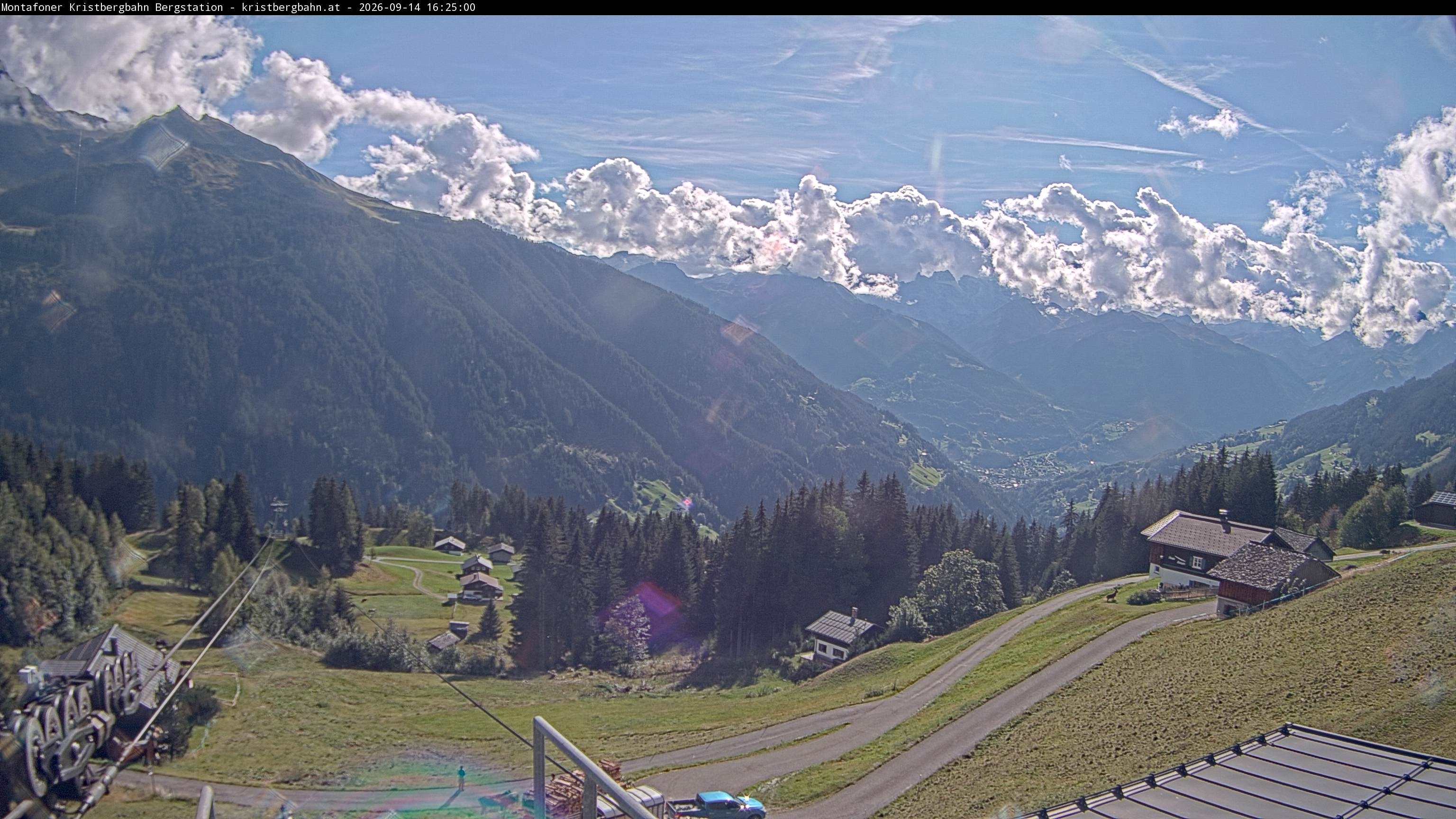 Archived image Webcam Top station Montafoner Kristbergbahn, Vorarlberg