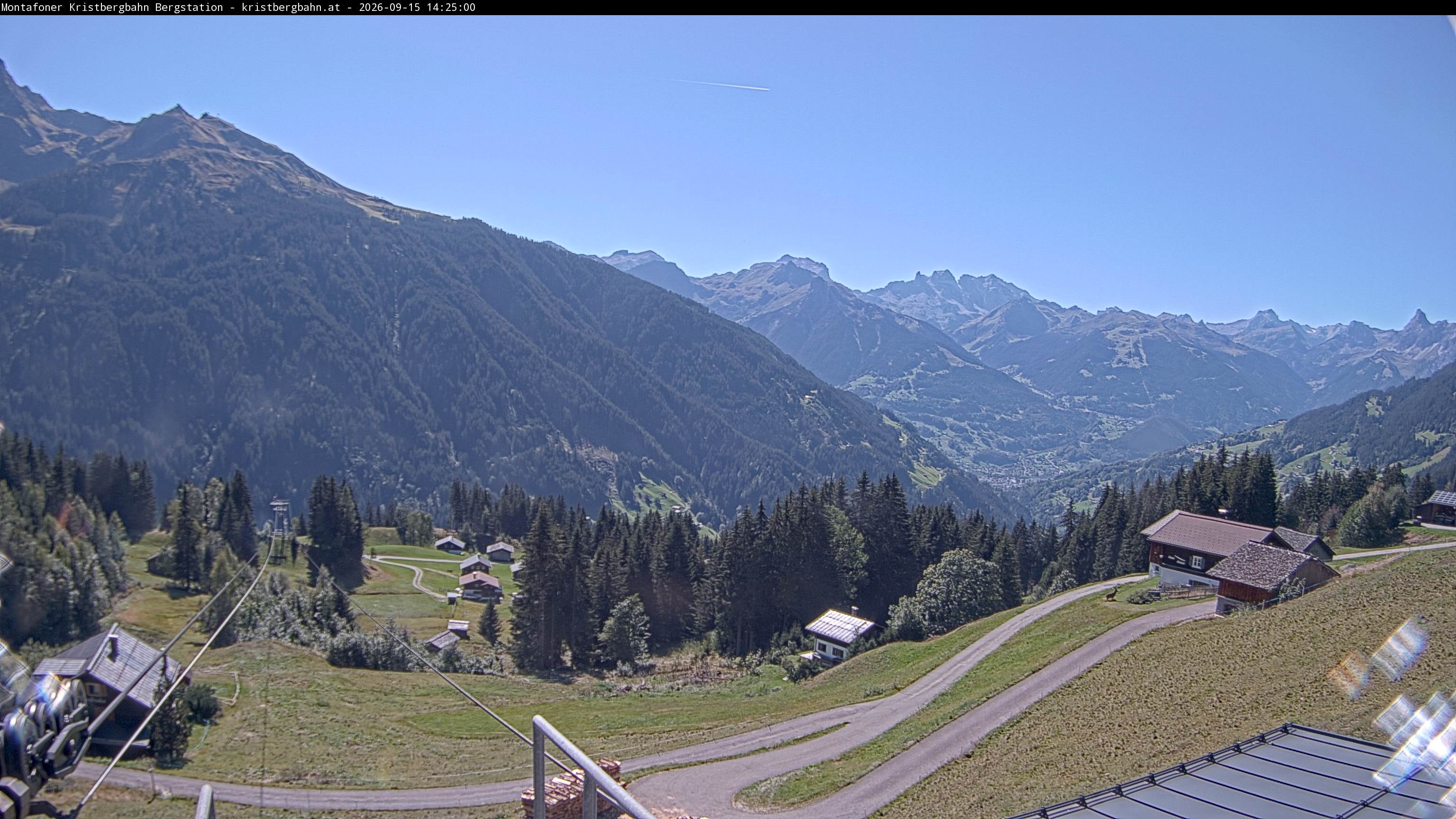 Archiv Foto Webcam Bergstation Montafoner Kristbergbahn, Vorarlberg